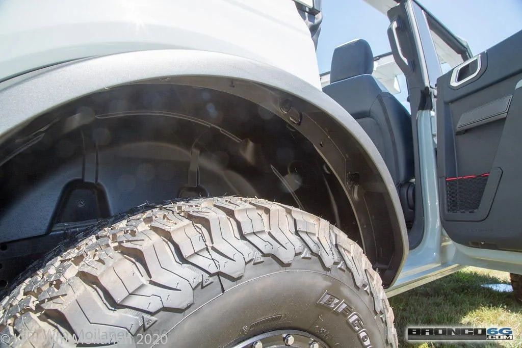 Ford Bronco 90+ More 2021 Bronco & Bronco Sport Photos From Ford Employee Roundup Event 2021 Ford Bronco Cactus Gray White Interior Employee Roundup Event-21