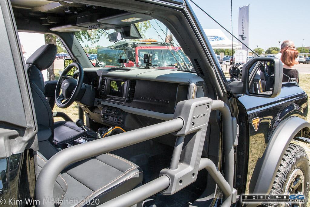 Ford Bronco 90+ More 2021 Bronco & Bronco Sport Photos From Ford Employee Roundup Event 2021 Ford Bronco Shadow Black Interior Employee Roundup Event-46