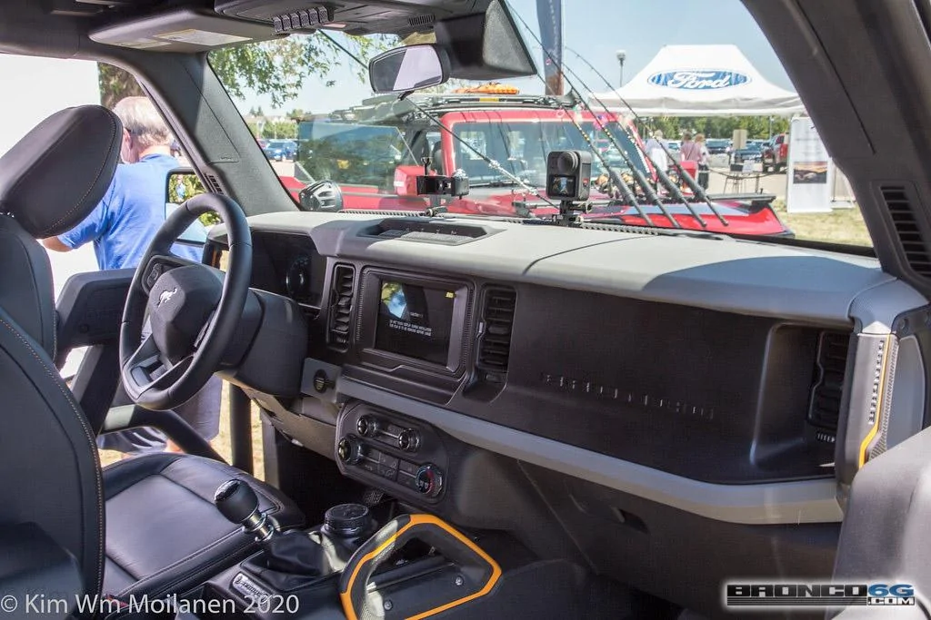 Ford Bronco 90+ More 2021 Bronco & Bronco Sport Photos From Ford Employee Roundup Event 2021 Ford Bronco Shadow Black Interior Employee Roundup Event-47