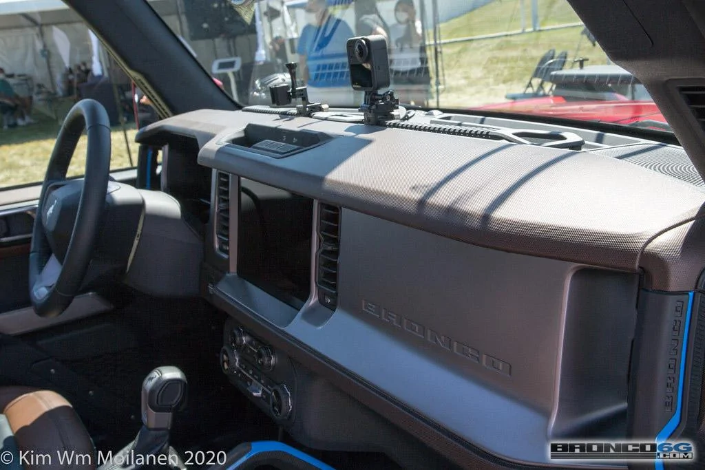 Ford Bronco 90+ More 2021 Bronco & Bronco Sport Photos From Ford Employee Roundup Event 2021 Ford Bronco Rapid Red Interior Employee Roundup Event-65