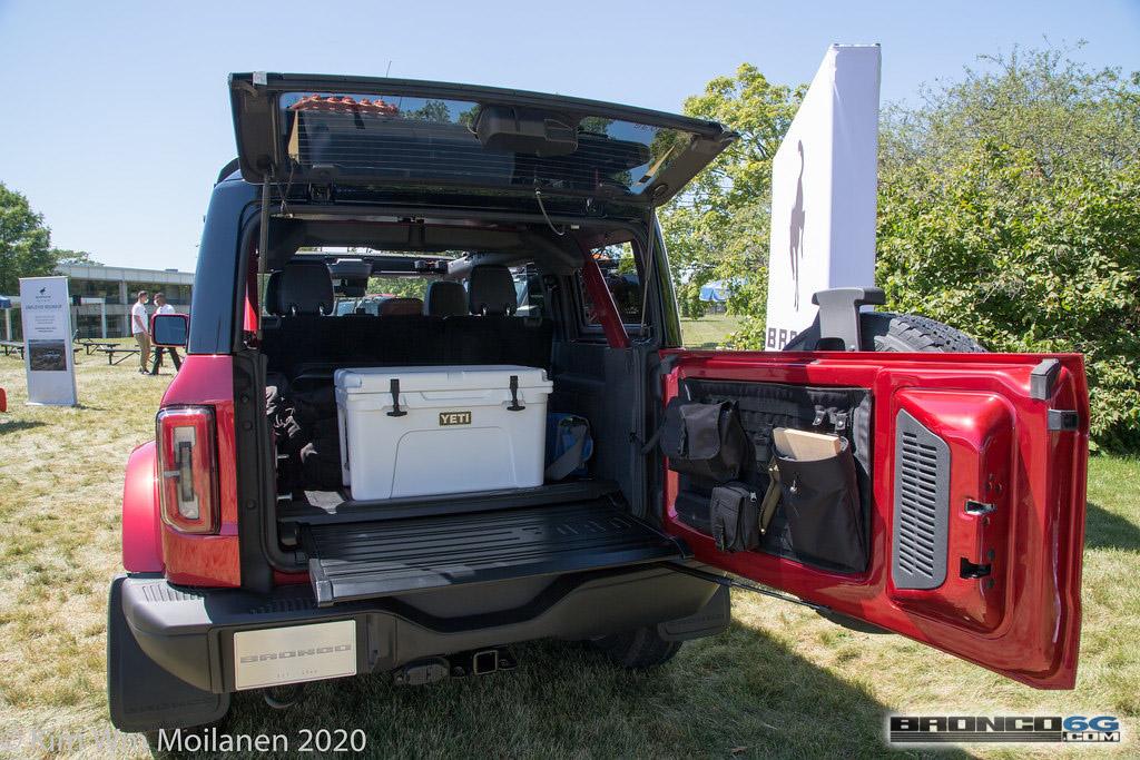 Ford Bronco 90+ More 2021 Bronco & Bronco Sport Photos From Ford Employee Roundup Event 2021 Ford Bronco Rapid Red Interior Employee Roundup Event-53
