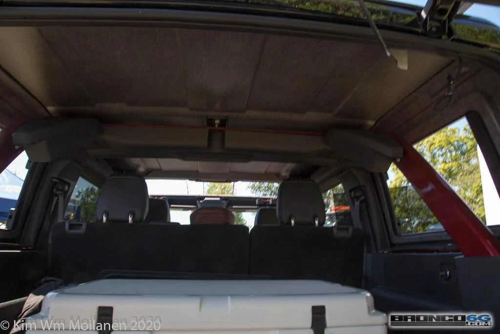 Ford Bronco 90+ More 2021 Bronco & Bronco Sport Photos From Ford Employee Roundup Event 2021 Ford Bronco Rapid Red Interior Employee Roundup Event-55