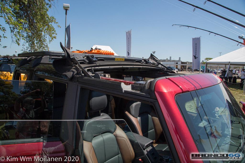 Ford Bronco 90+ More 2021 Bronco & Bronco Sport Photos From Ford Employee Roundup Event 2021 Ford Bronco Rapid Red Interior Employee Roundup Event-58