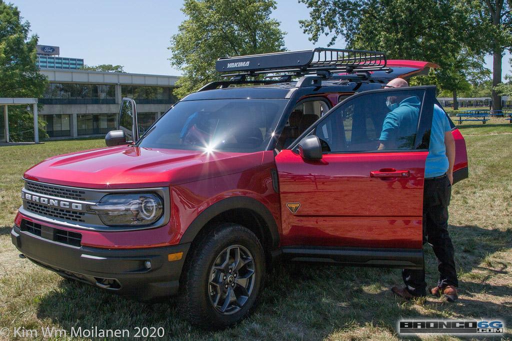 Ford Bronco 90+ More 2021 Bronco & Bronco Sport Photos From Ford Employee Roundup Event 2021 Ford Bronco Sport Rapid Red Employee Roundup Event-3