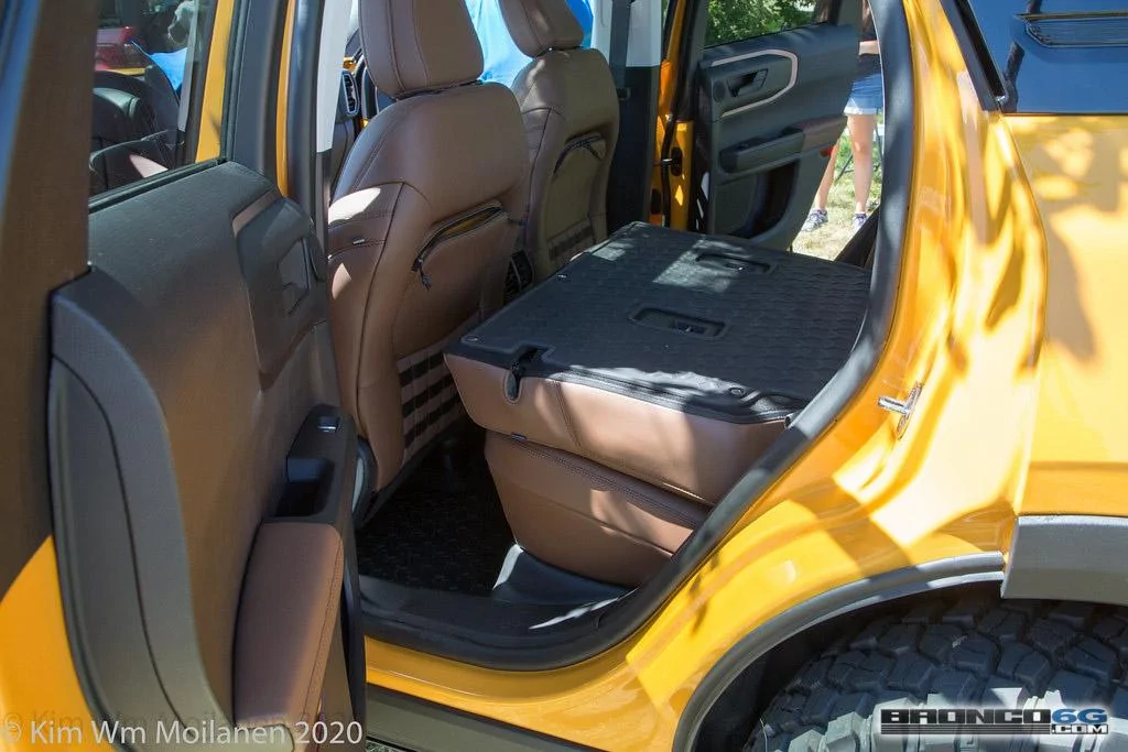Ford Bronco 90+ More 2021 Bronco & Bronco Sport Photos From Ford Employee Roundup Event 2021 Ford Bronco Sport Cyber Orange Interior Employee Roundup Event-77