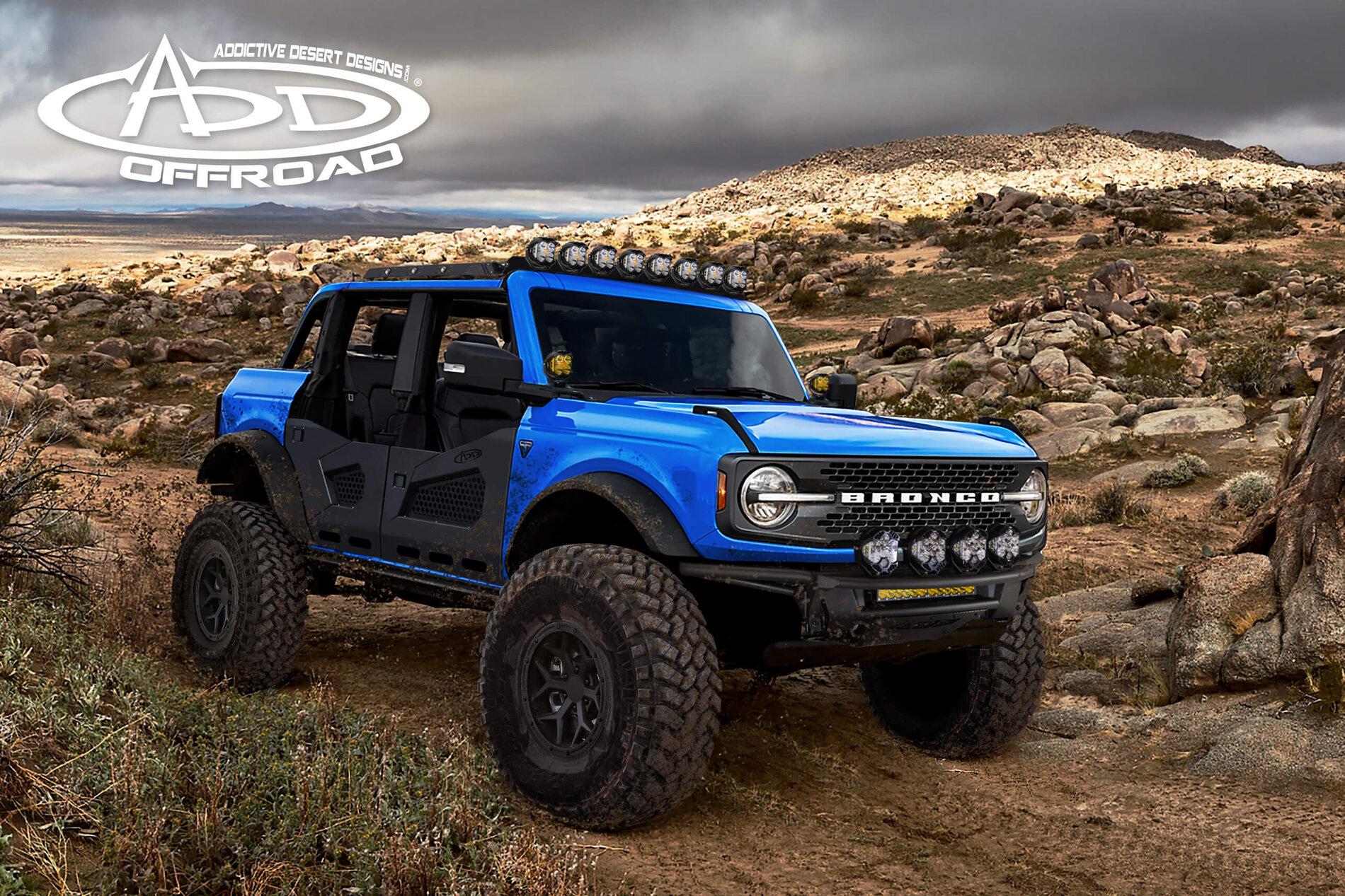 Ford Bronco Velocity Blue Metallic thread BroncoVB