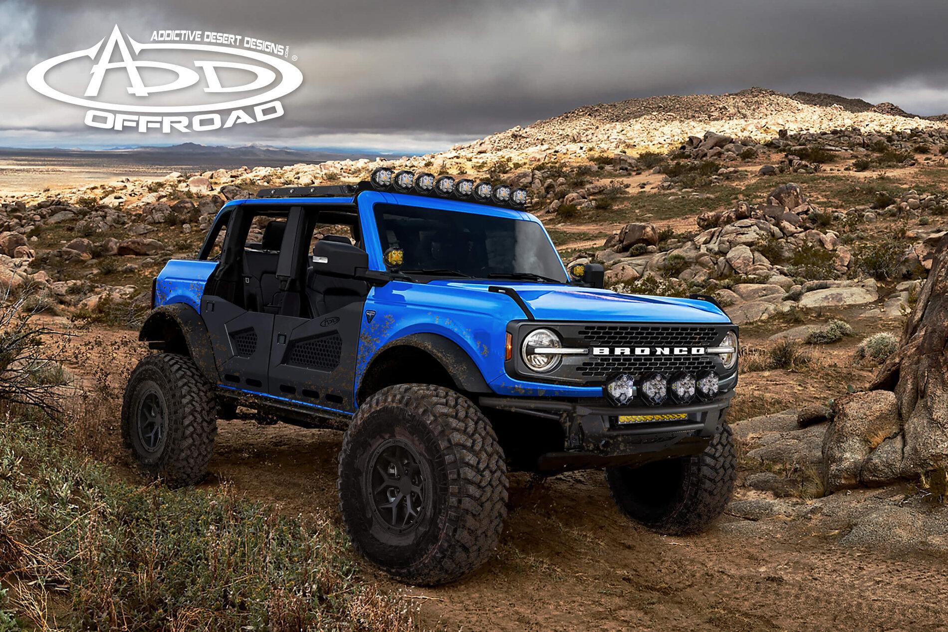 Ford Bronco Velocity Blue Metallic thread BroncoVB