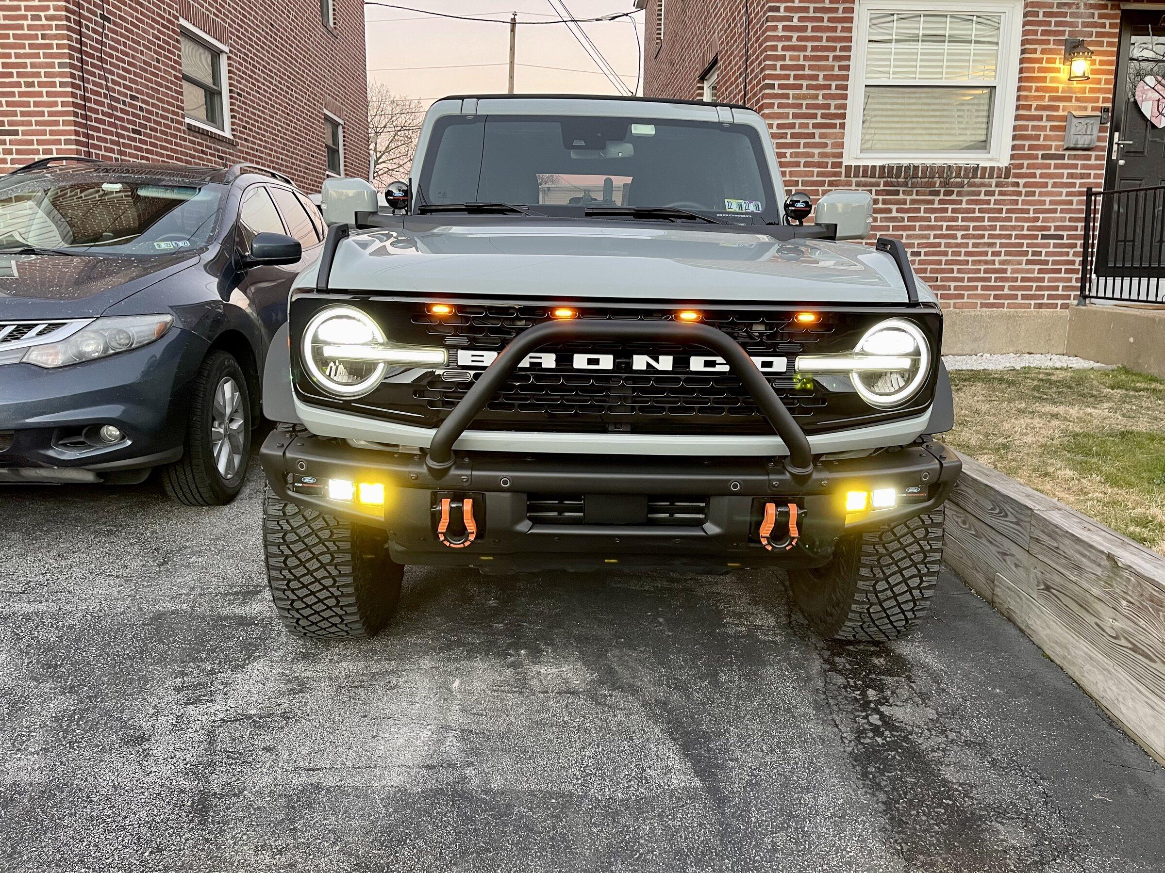 Ford Bronco Swapped out my grille and installed Raptor style lights 1E2F0865-64DB-4643-9175-1BEF7C8497EE