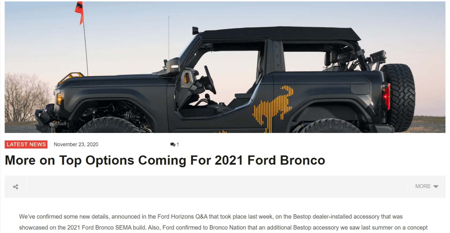 Ford Bronco Does anyone know anything about this top? 1644203993850