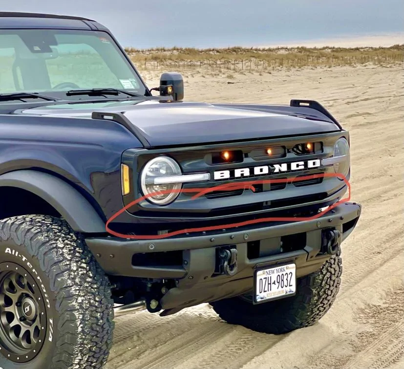 Ford Bronco Swapped out my grille and installed Raptor style lights 548AF0F5-911B-49BD-851B-0B1536E45609