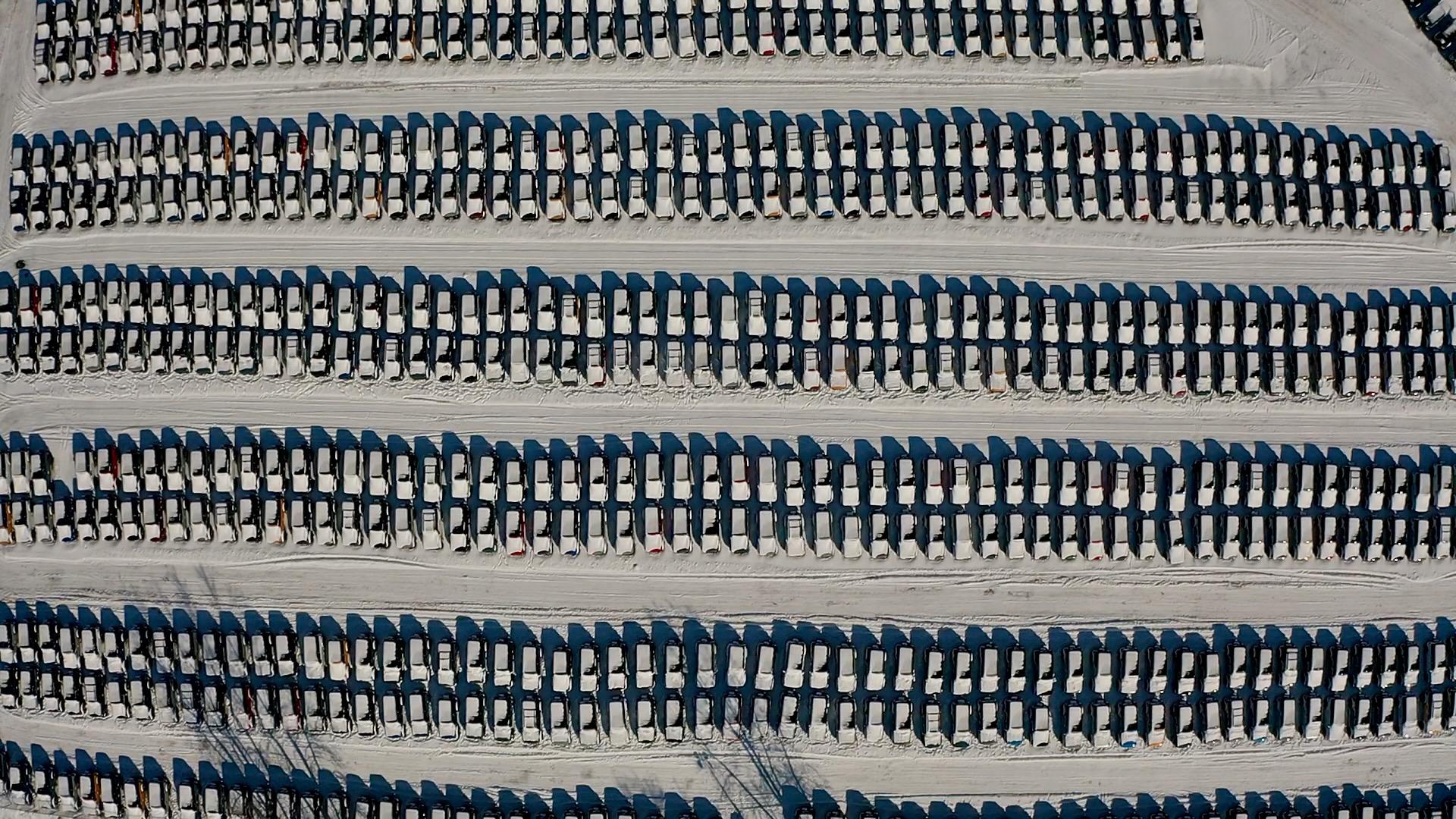 Ford Bronco 1,000's of Broncos Still Waiting...Dirt Mountain Then, Ice Mountain Now. IMG_5480