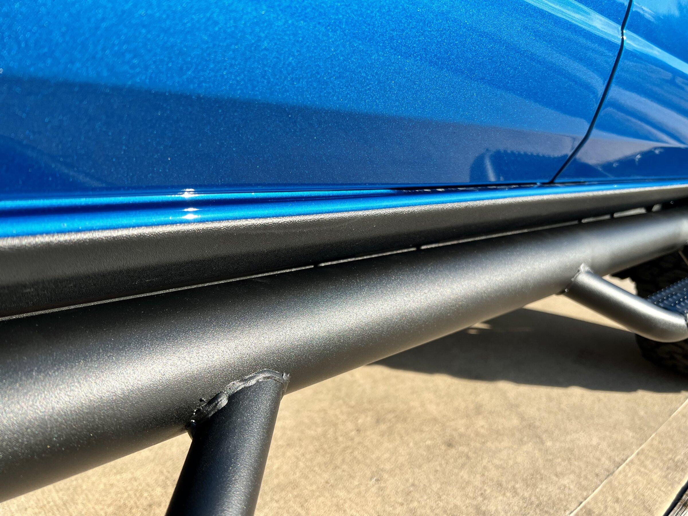 Ford Bronco N-FAB Side Steps and Trail Armor installed IMG-7058