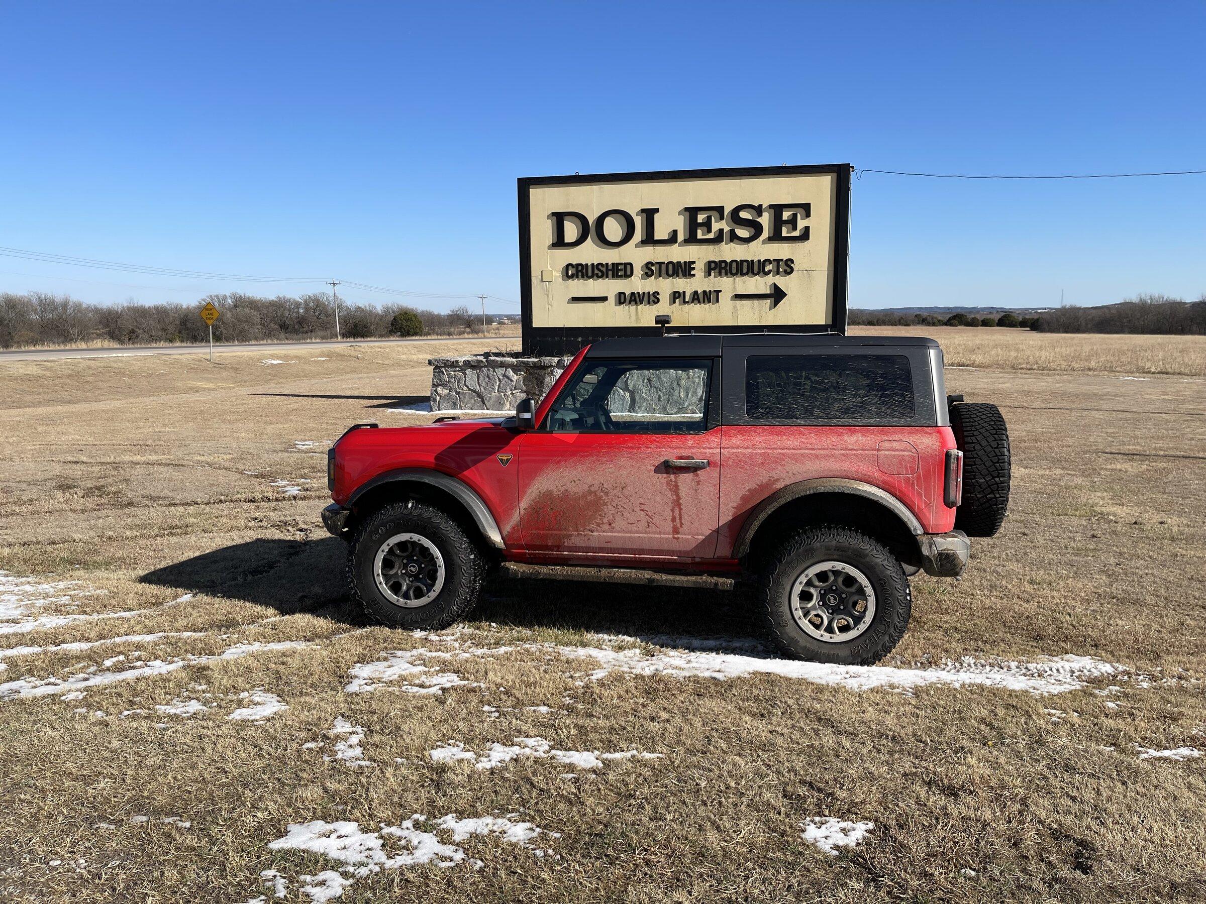 Ford Bronco Cross Bar Ranch, Davis, OK.  After the Thaw, 2/6/22 IMG_6694