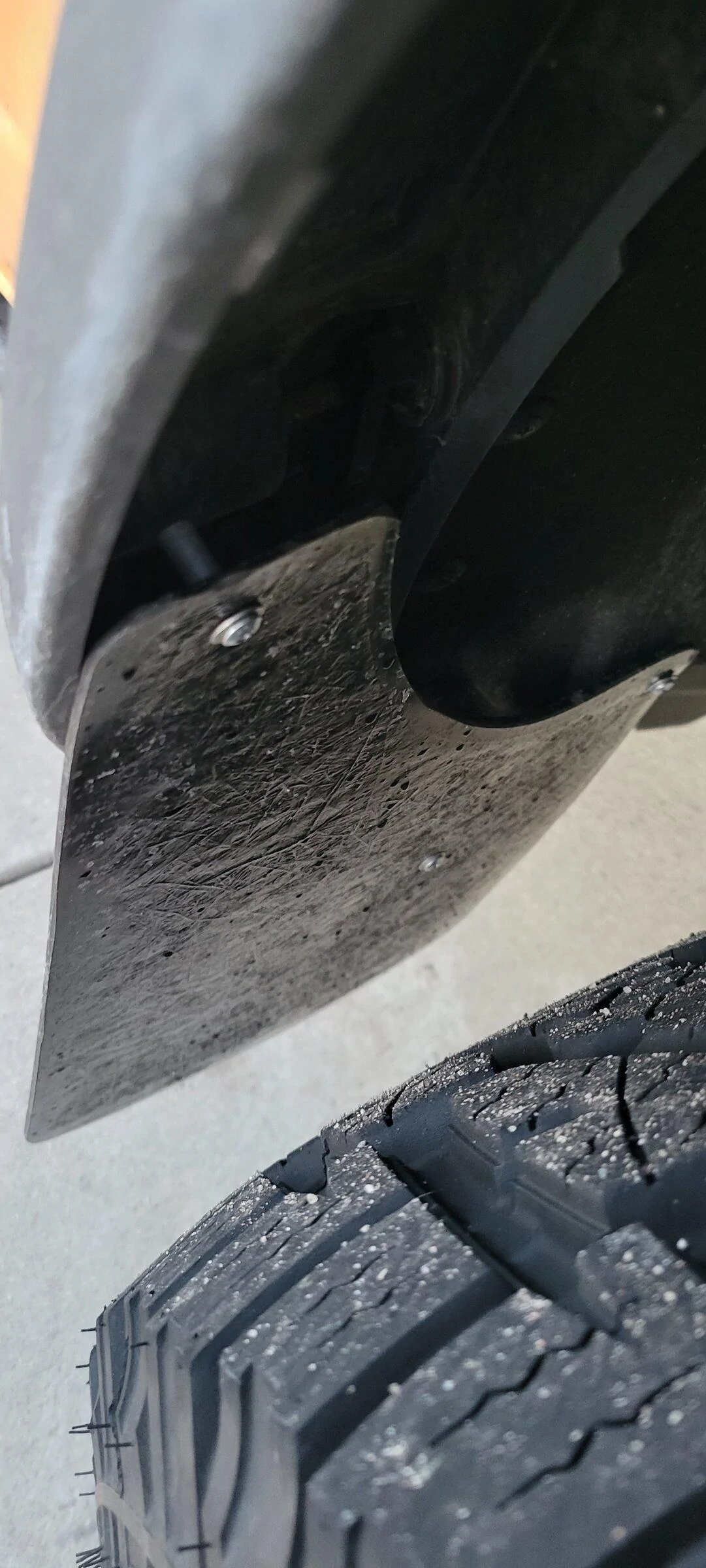 Ford Bronco Added mudflaps this weekend 20220206_172039