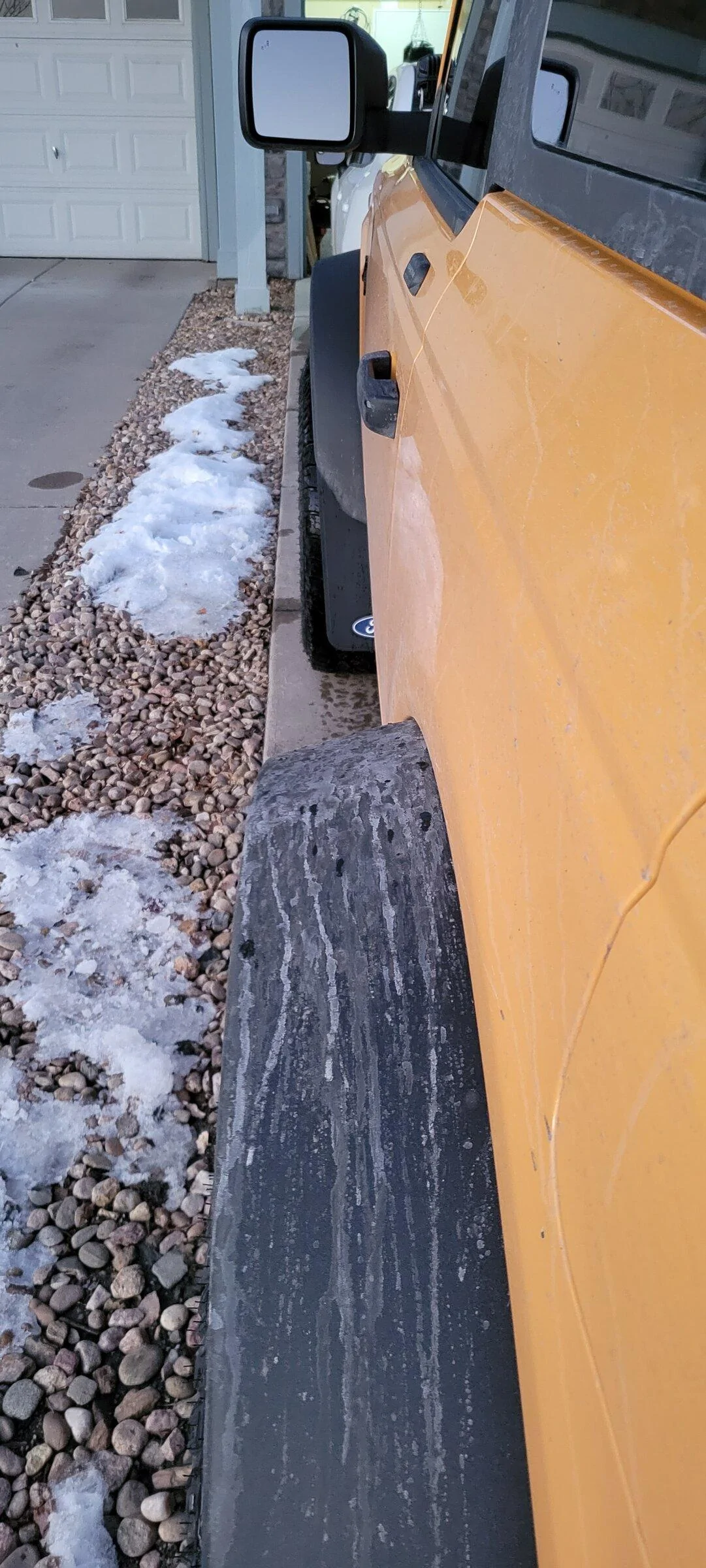 Ford Bronco Added mudflaps this weekend 20220205_173930