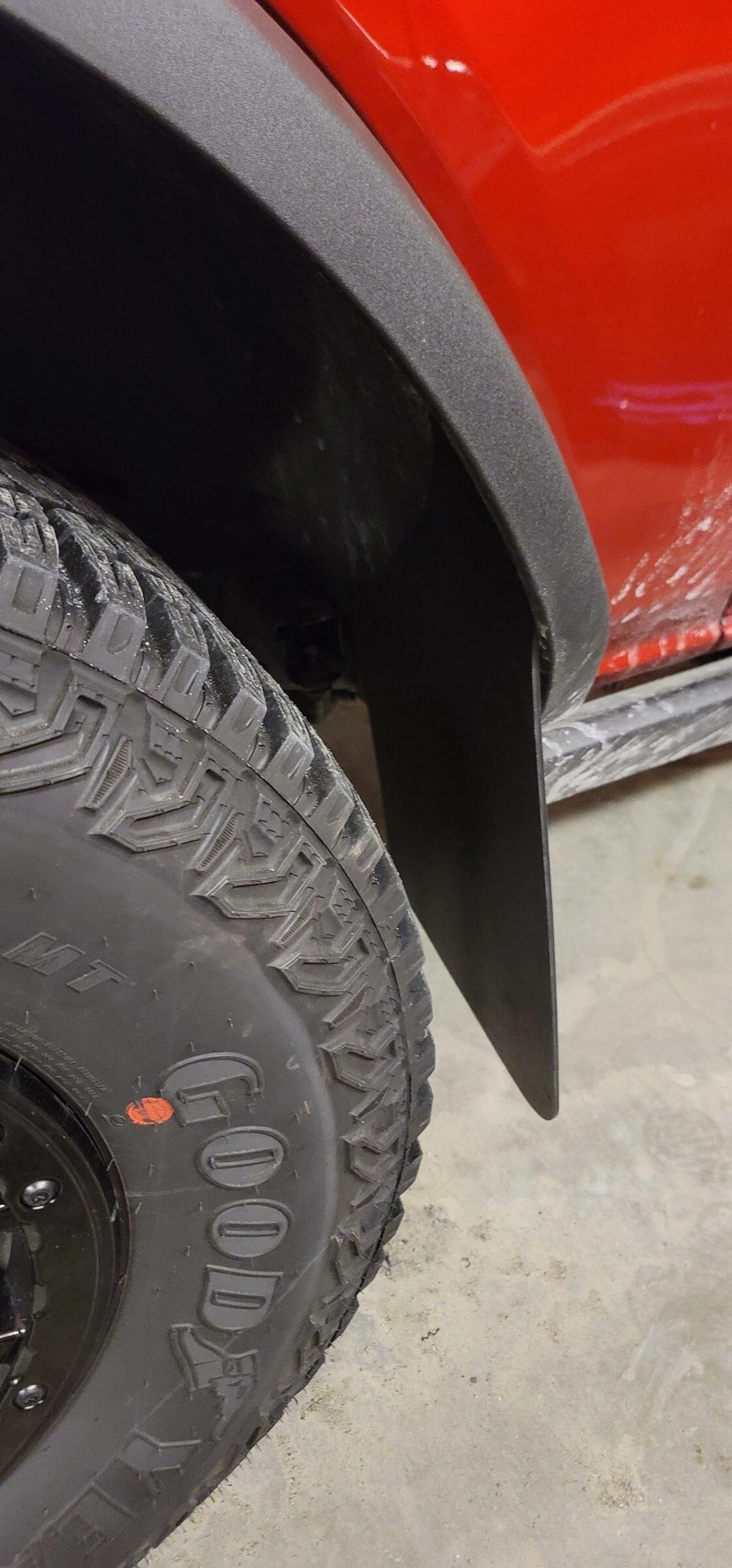 Ford Bronco Added mudflaps this weekend 20220202_094245