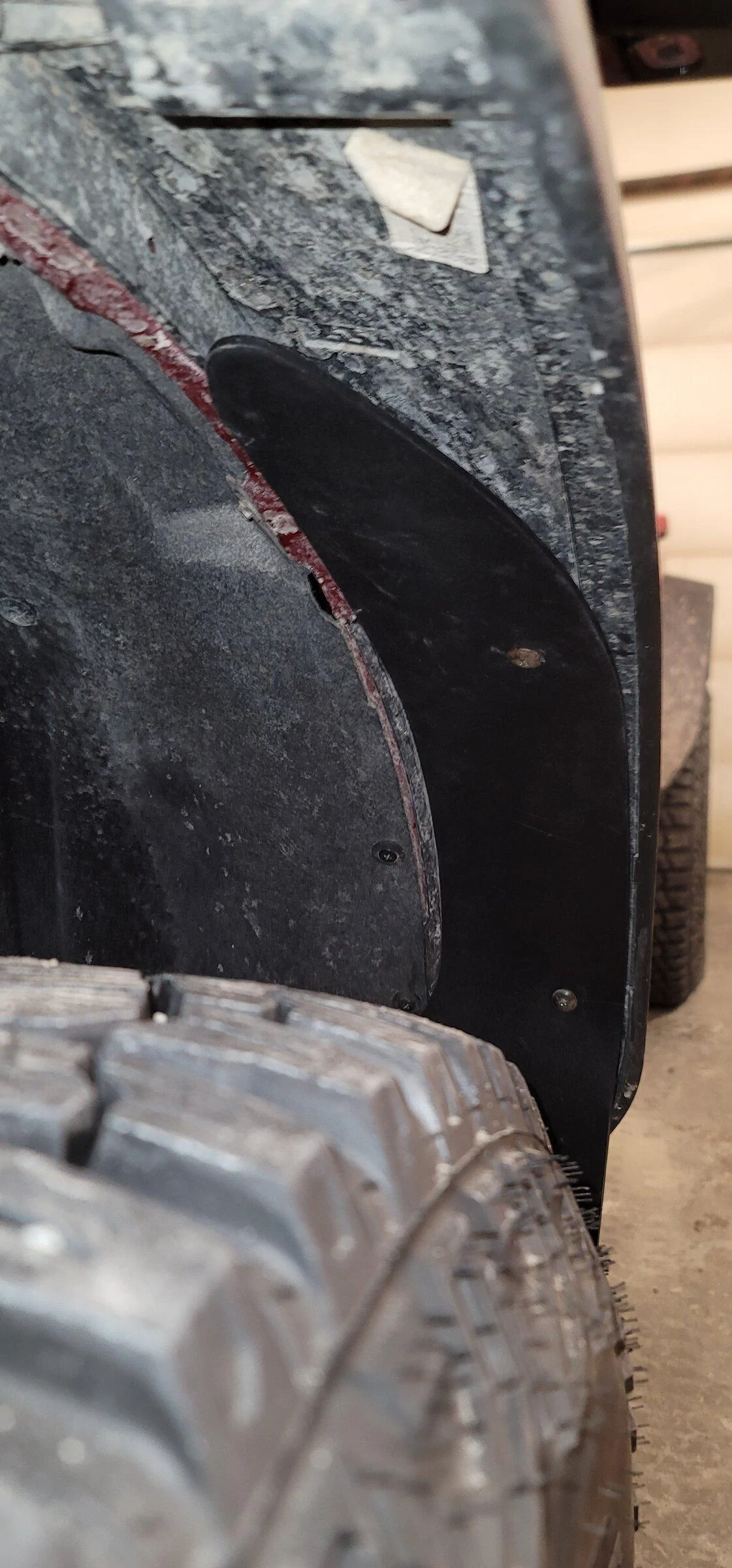 Ford Bronco Added mudflaps this weekend 20220202_094306