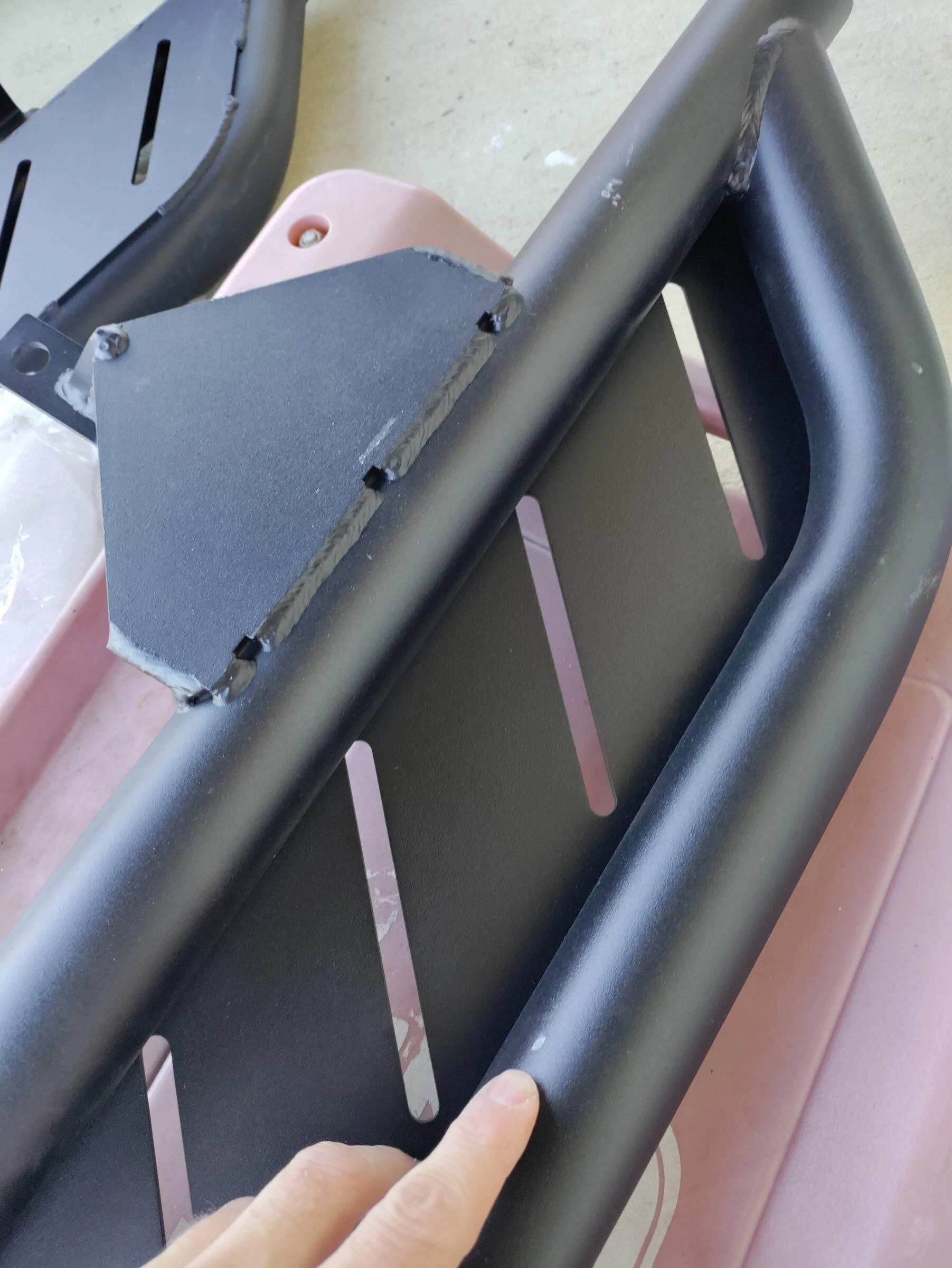 Ford Bronco Avoid 4wheelparts:  2 door bronco side steps poor experience IMG_20220208_105215
