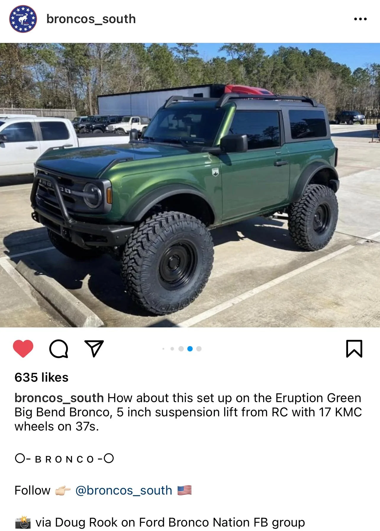 Ford Bronco ERUPTION GREEN Bronco Club F9CB653B-90B9-47E7-B2EA-E4E7EFC9770D