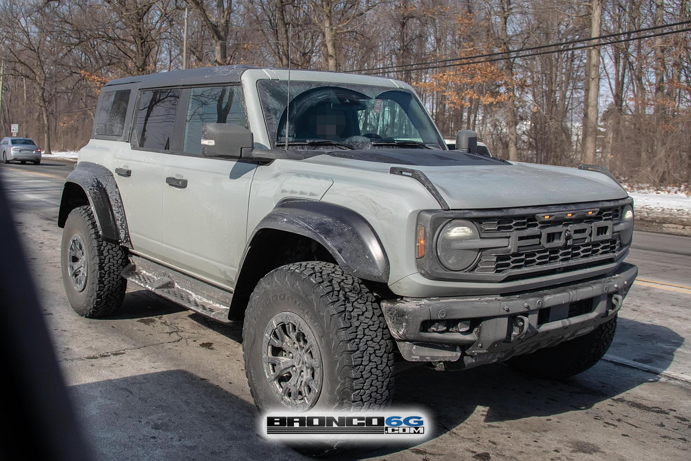 Ford Bronco Cactus Gray Bronco Raptor Seen From All Angles Cactus Gray Bronco Raptor 1