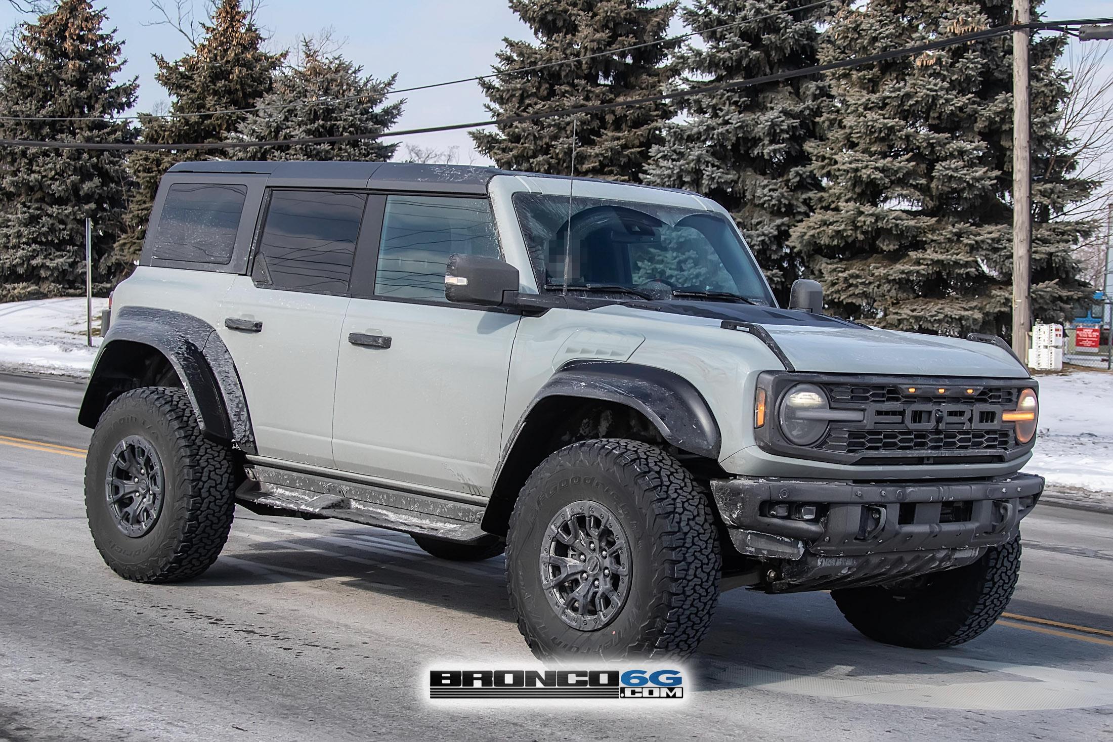 Ford Bronco Cactus Gray Bronco Raptor Seen From All Angles Cactus Gray Bronco Raptor 3