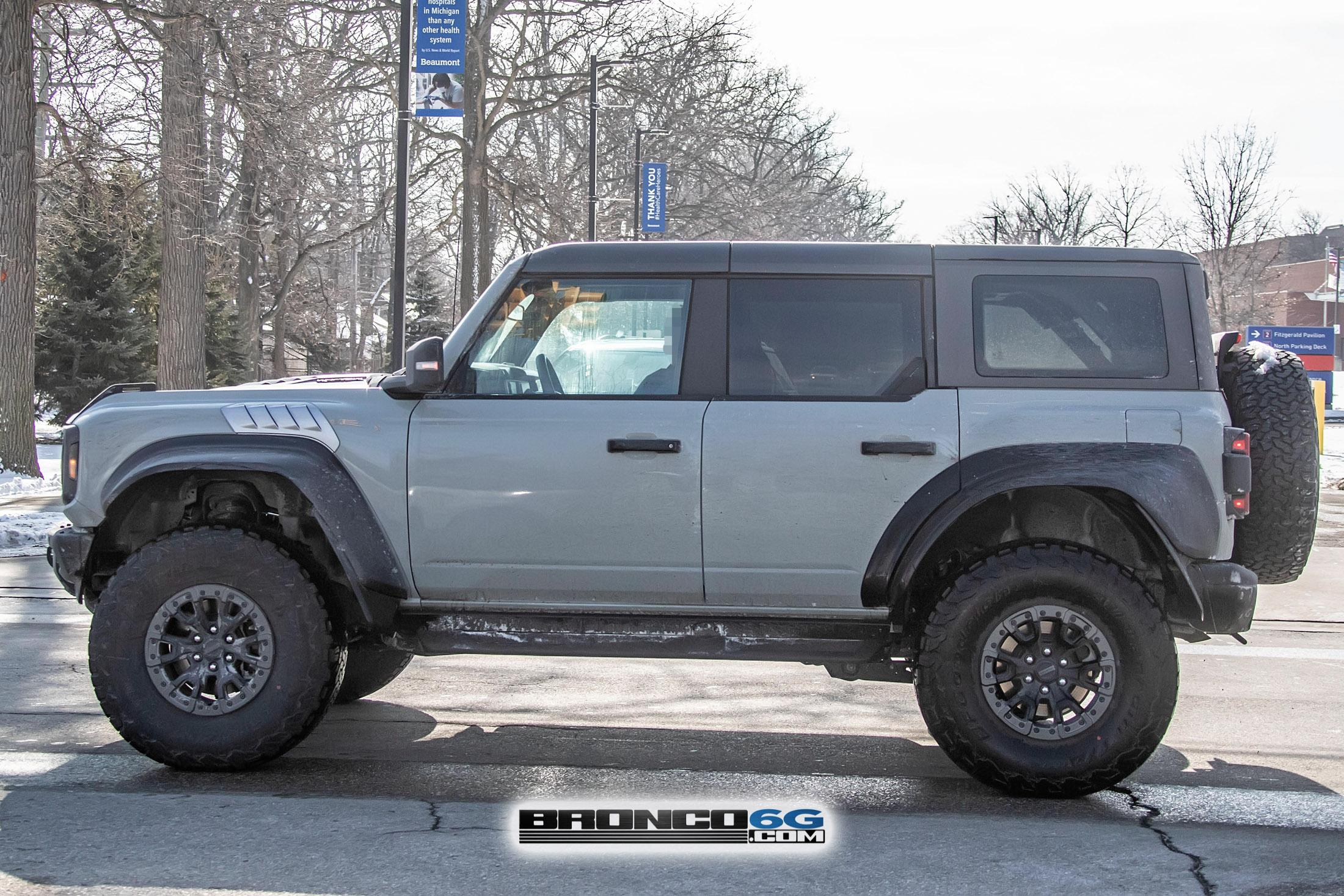 Ford Bronco Cactus Gray Bronco Raptor Seen From All Angles Cactus Gray Bronco Raptor 18
