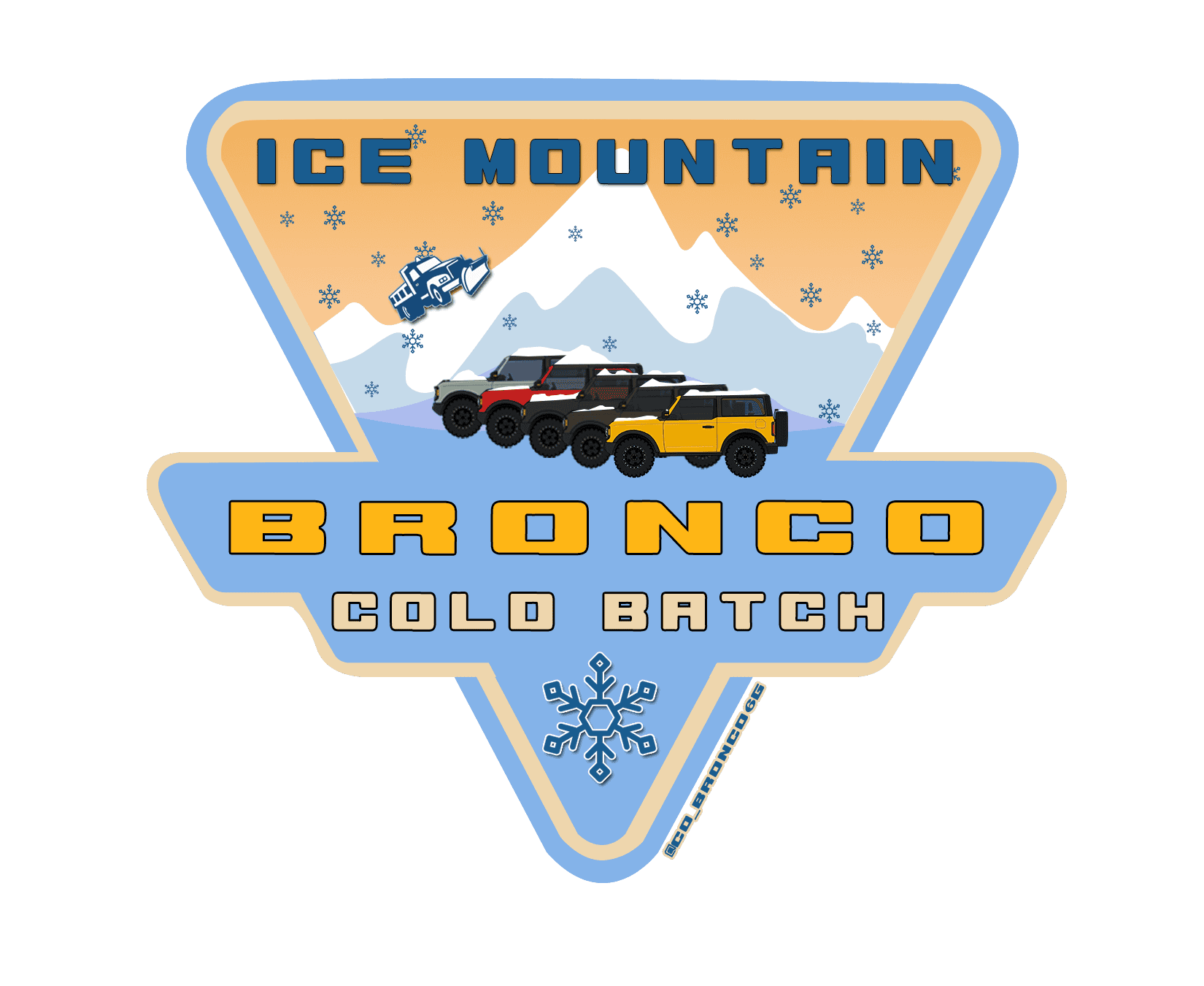 Ford Bronco Ice Mountain Tracker (Dirt Mountain v2.0) Ice-Mountain (sn)