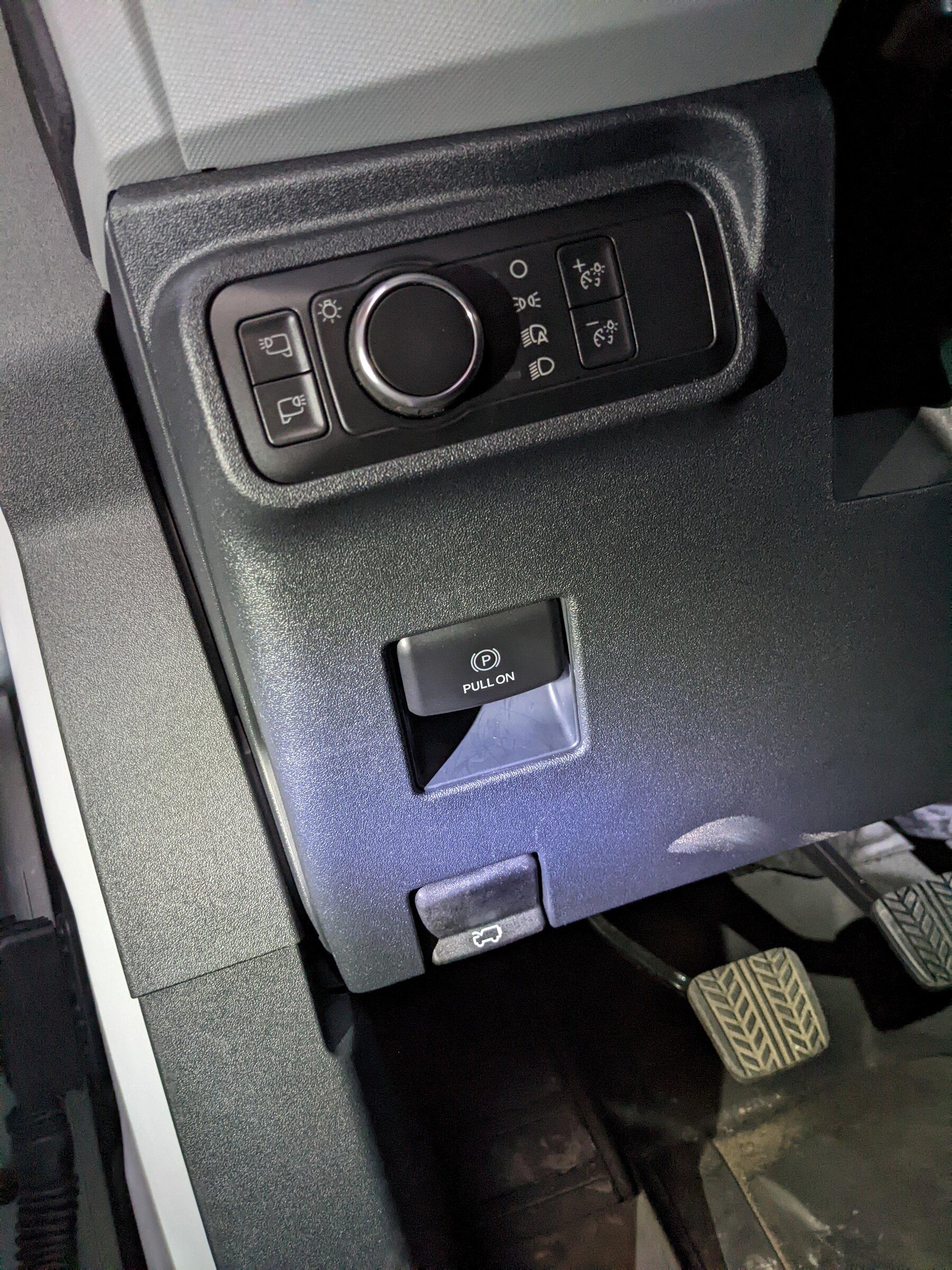 Ford Bronco Electronic Parking Brake Handle/Light Control Module Replacement PXL_20220210_001552952