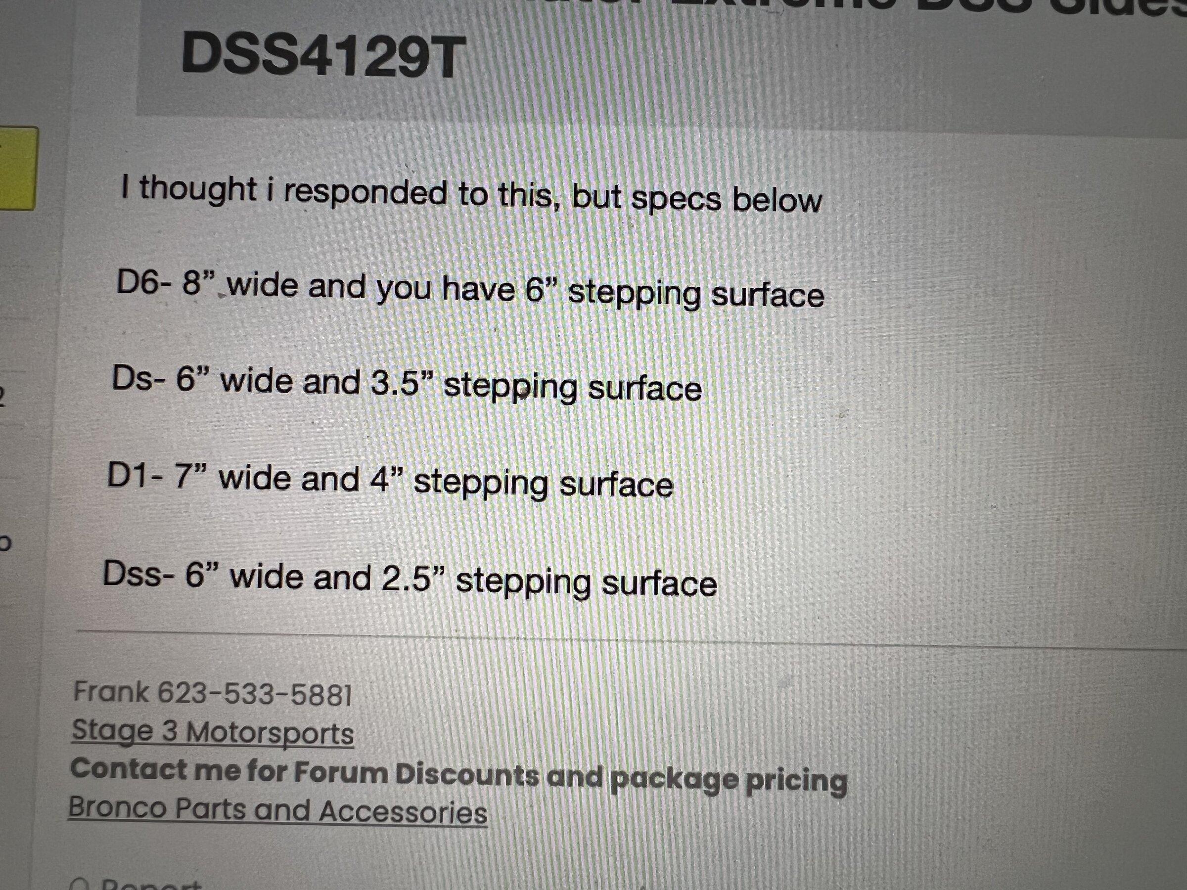 Ford Bronco Side Step Recommendations C932CBFB-915D-4351-95F4-FBDFD41A63AB