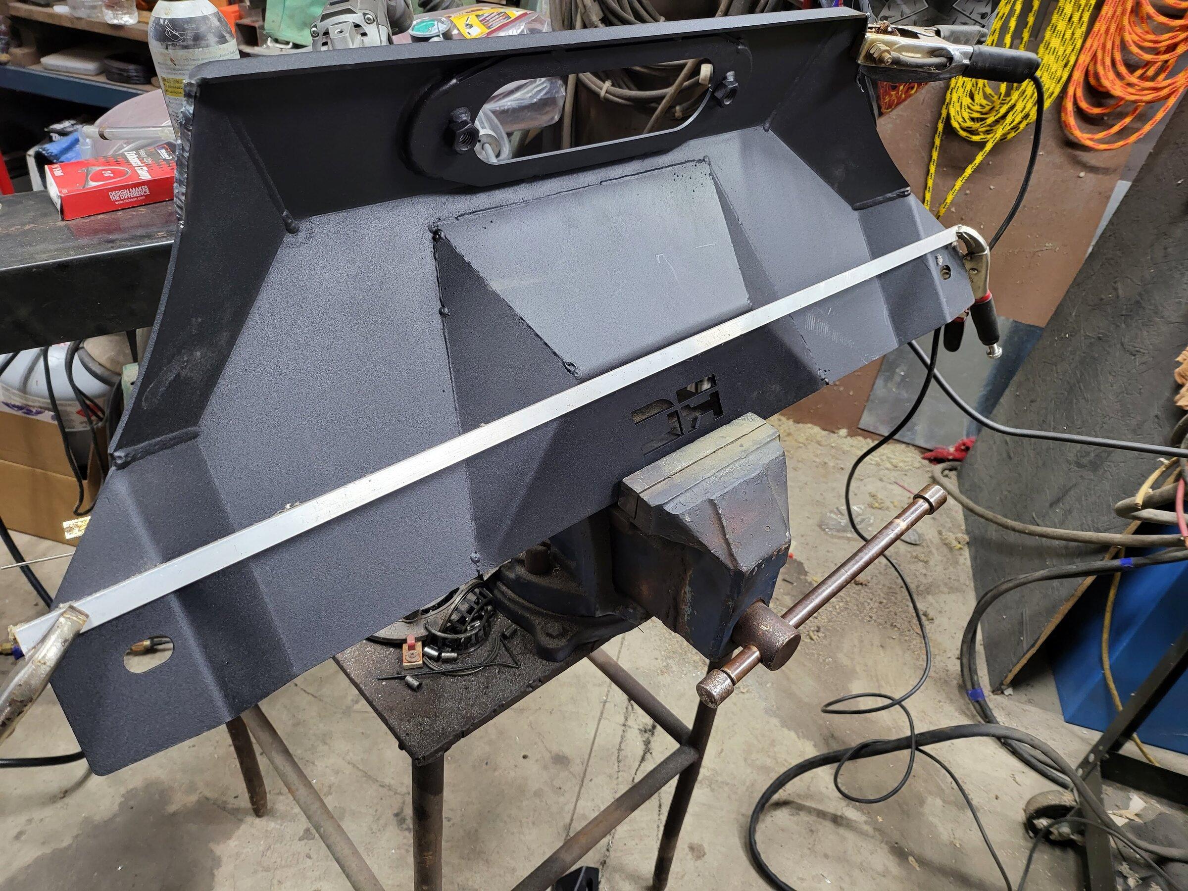 Ford Bronco My version of the RC Hidden Winch install - 2.3MT Badlands Mod Bumper 20220206_164120