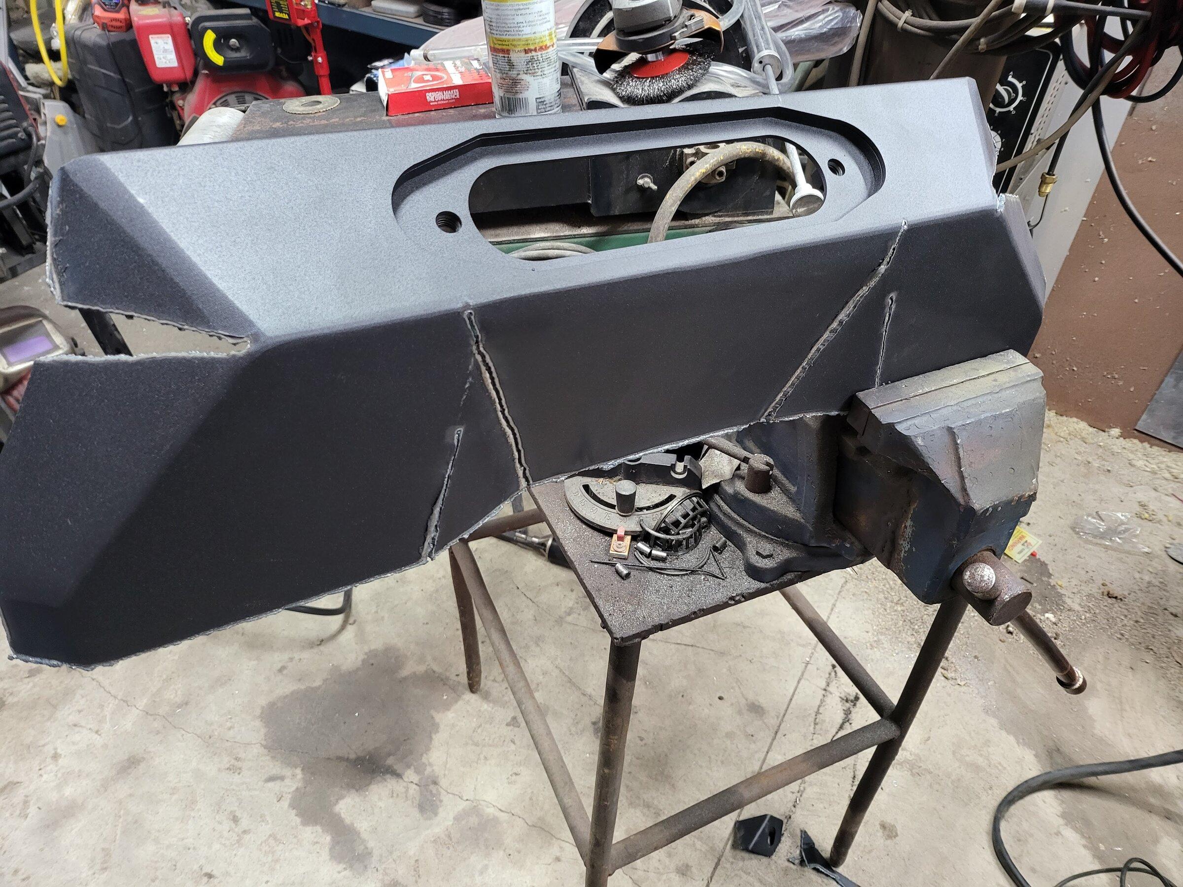 Ford Bronco My version of the RC Hidden Winch install - 2.3MT Badlands Mod Bumper 20220206_170630