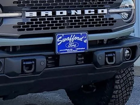 Ford Bronco MY22 Front License Plate Mount Location Changed? Bronco 22 plat