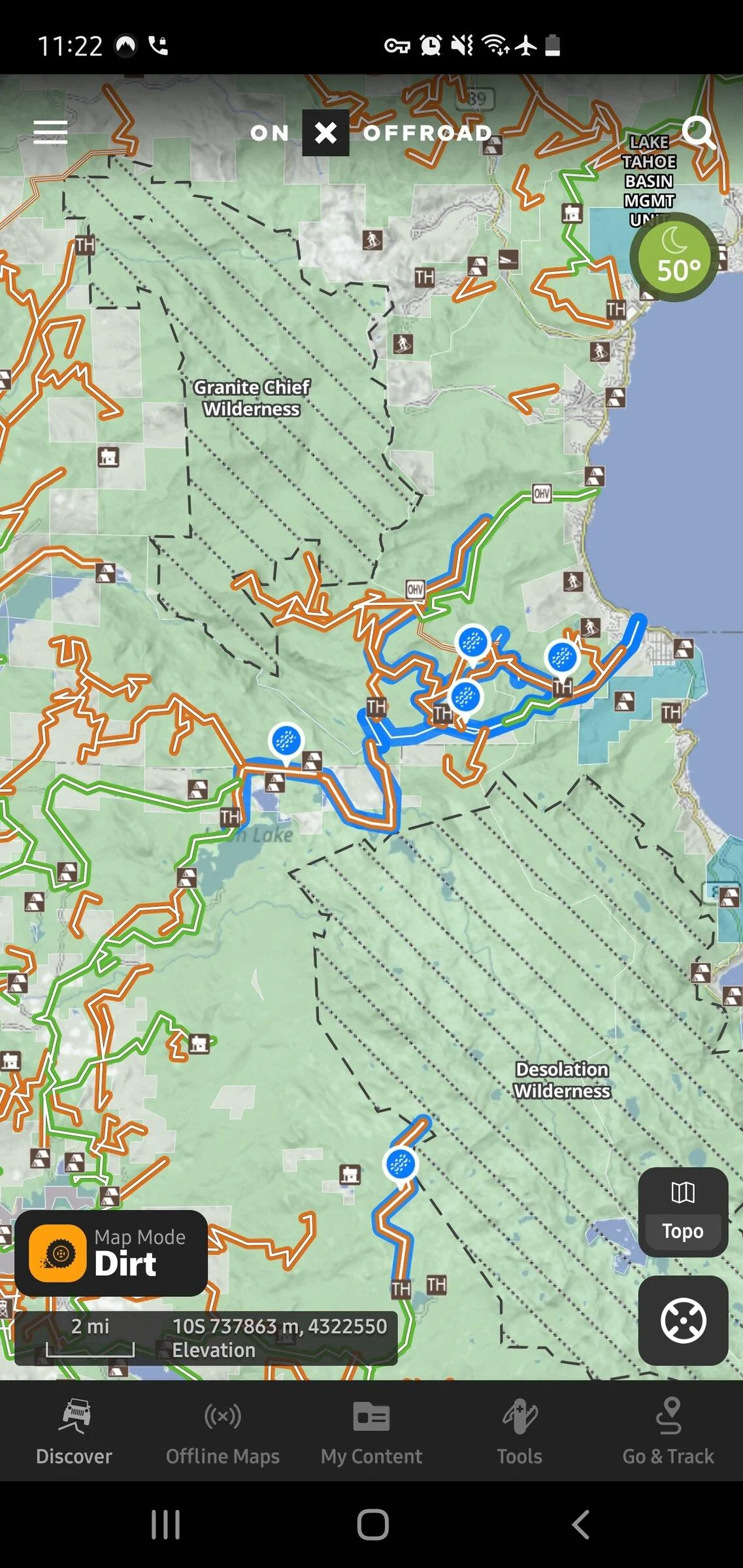 Ford Bronco Off Road Maps that work on the Bronco, what is Working? Screenshot_20220211-232233_onX Offroad