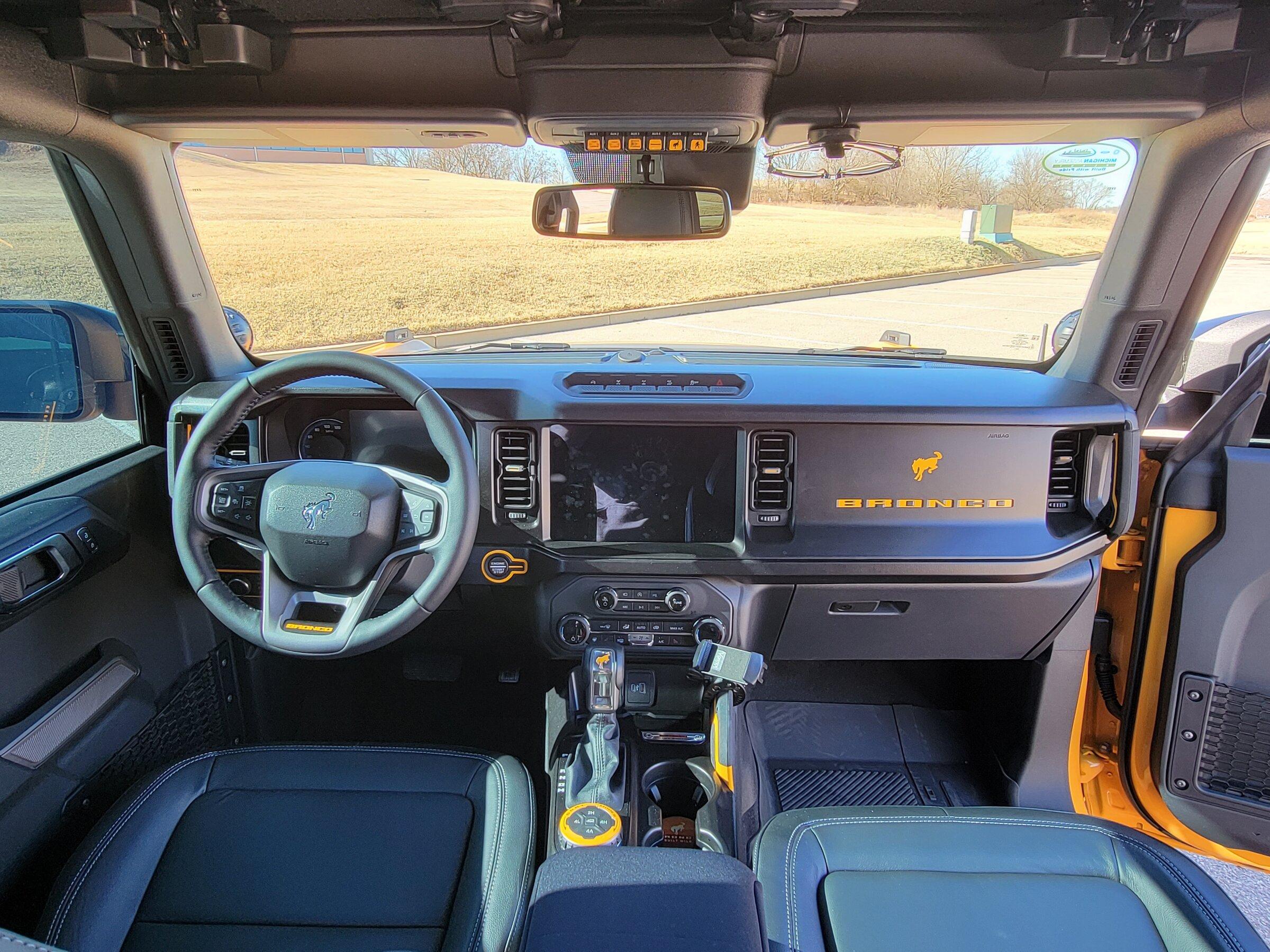 Ford Bronco Removing sunvisor stickers? 20220212_143806