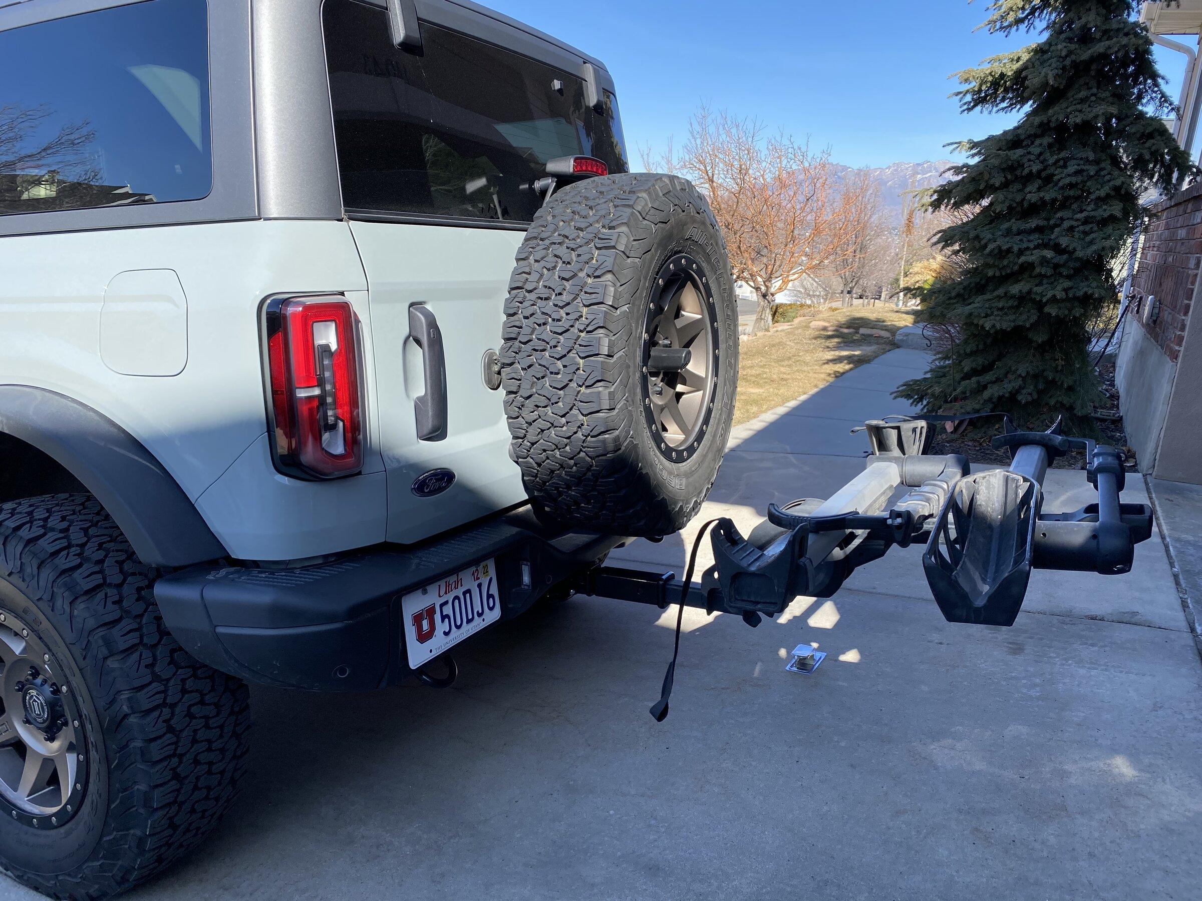 Ford Bronco Hitch Mount Bike Rack Options - Post your pics E1AF0DAC-F82F-4A17-8A1D-EFB8D09D396F