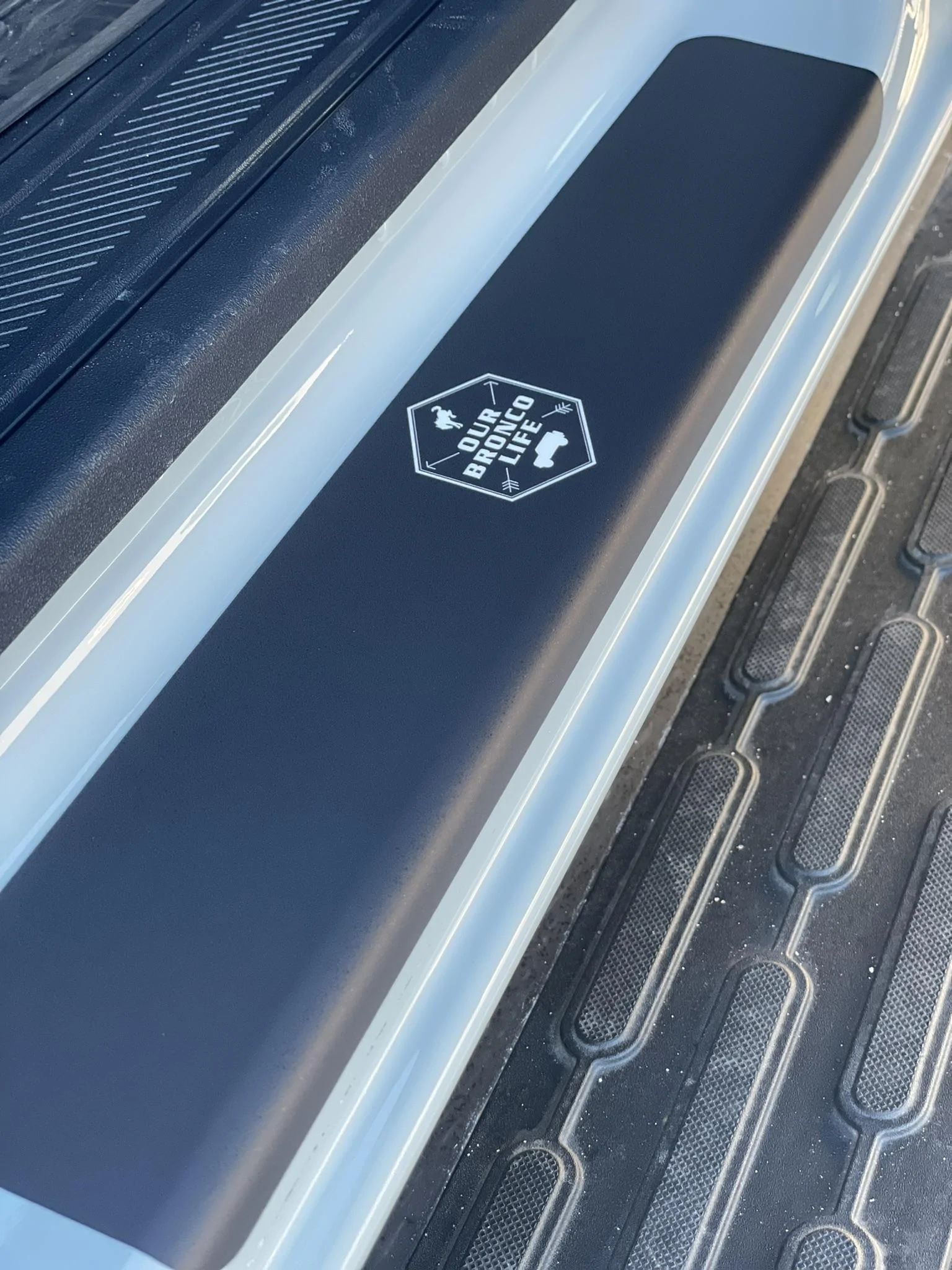 Ford Bronco Fast Intentions Door Sill Guards Installed 079C7736-1EF5-458A-995D-30B818BC8989