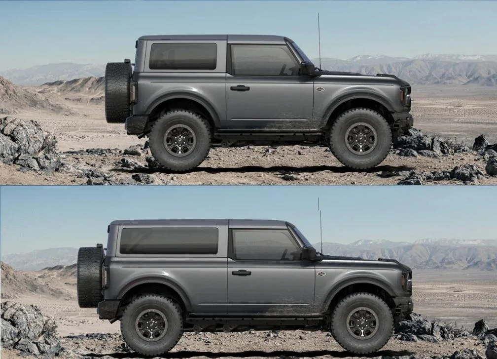 Ford Bronco Does the 4 doors even matter for passenger space? 2 door proposal