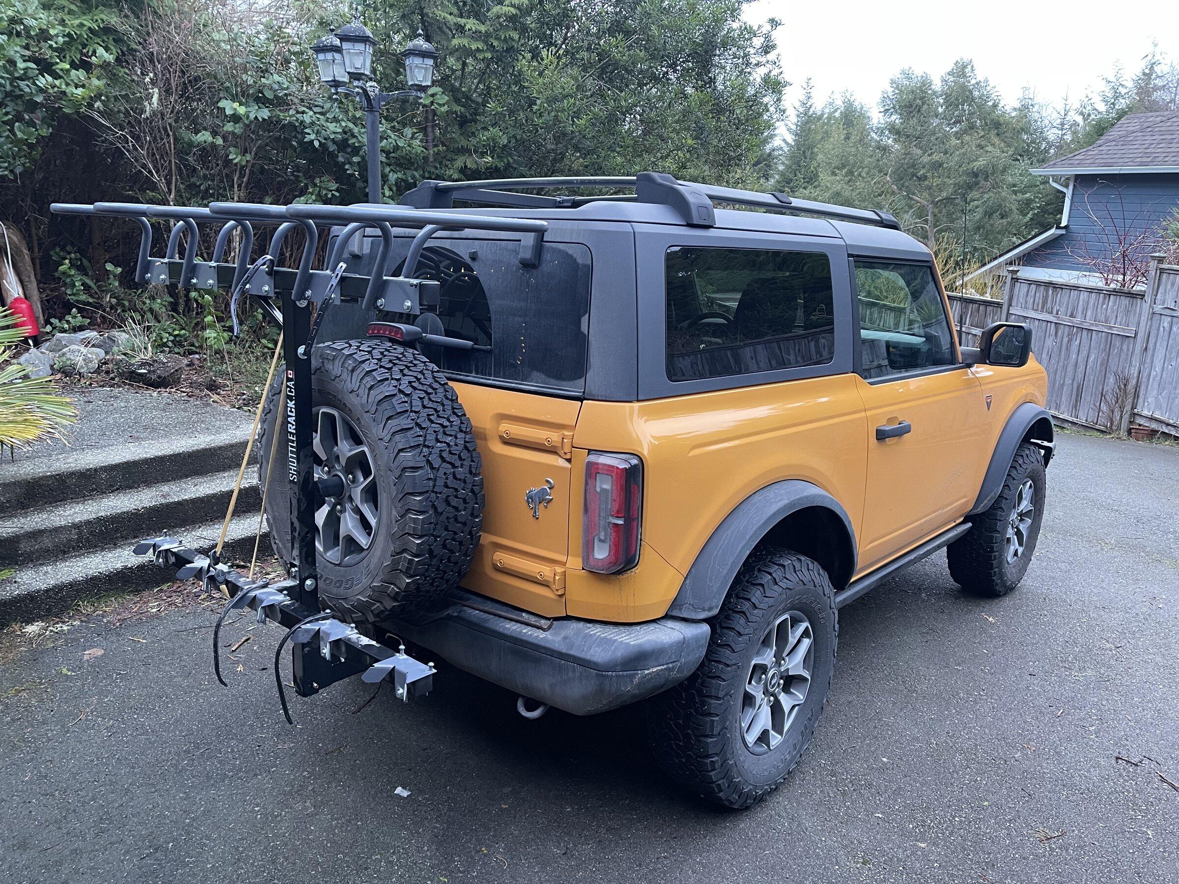 Ford Bronco Hitch Mount Bike Rack Options - Post your pics 2022-02-05 17.15.39