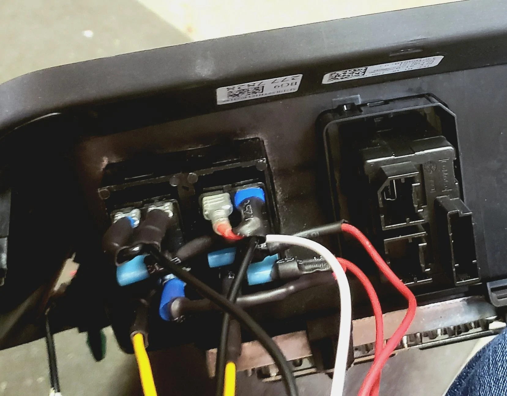 Ford Bronco DIY - Adding Aftermarket Switches to Floor Console for LED Lights and Power Steps 20220213_163915
