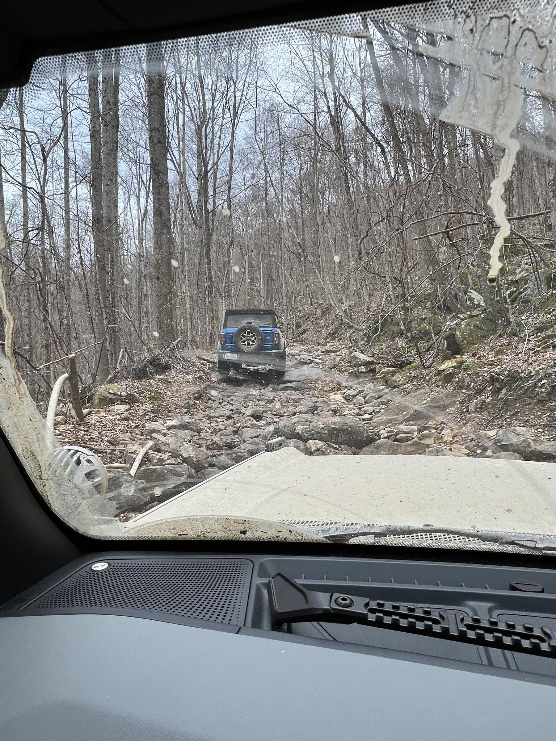Ford Bronco Broncos off-road in Windrock Park and go for a swim! 2EFBB925-EE6D-4457-8DF5-4B51BD769998