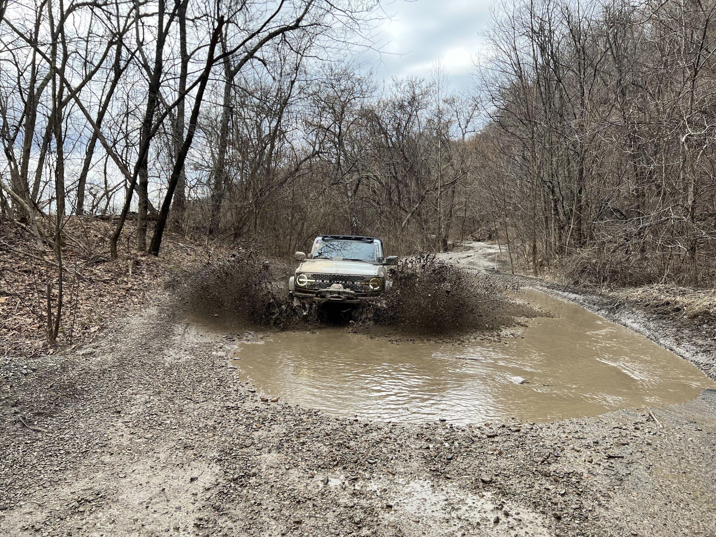 Ford Bronco Broncos off-road in Windrock Park and go for a swim! BF40DE39-0E10-4C2C-8E17-CD8B5844D4DA
