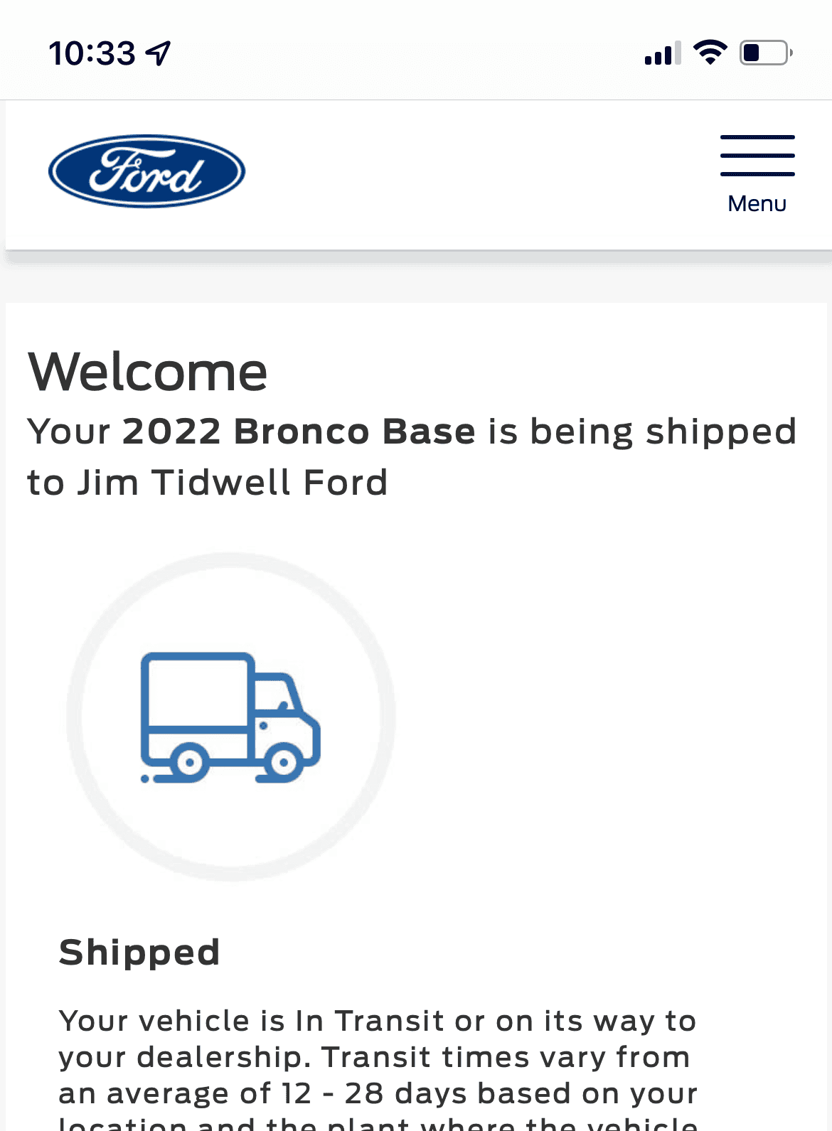Ford Bronco 🛠 01/24/22 Build Week Group 1644809614734