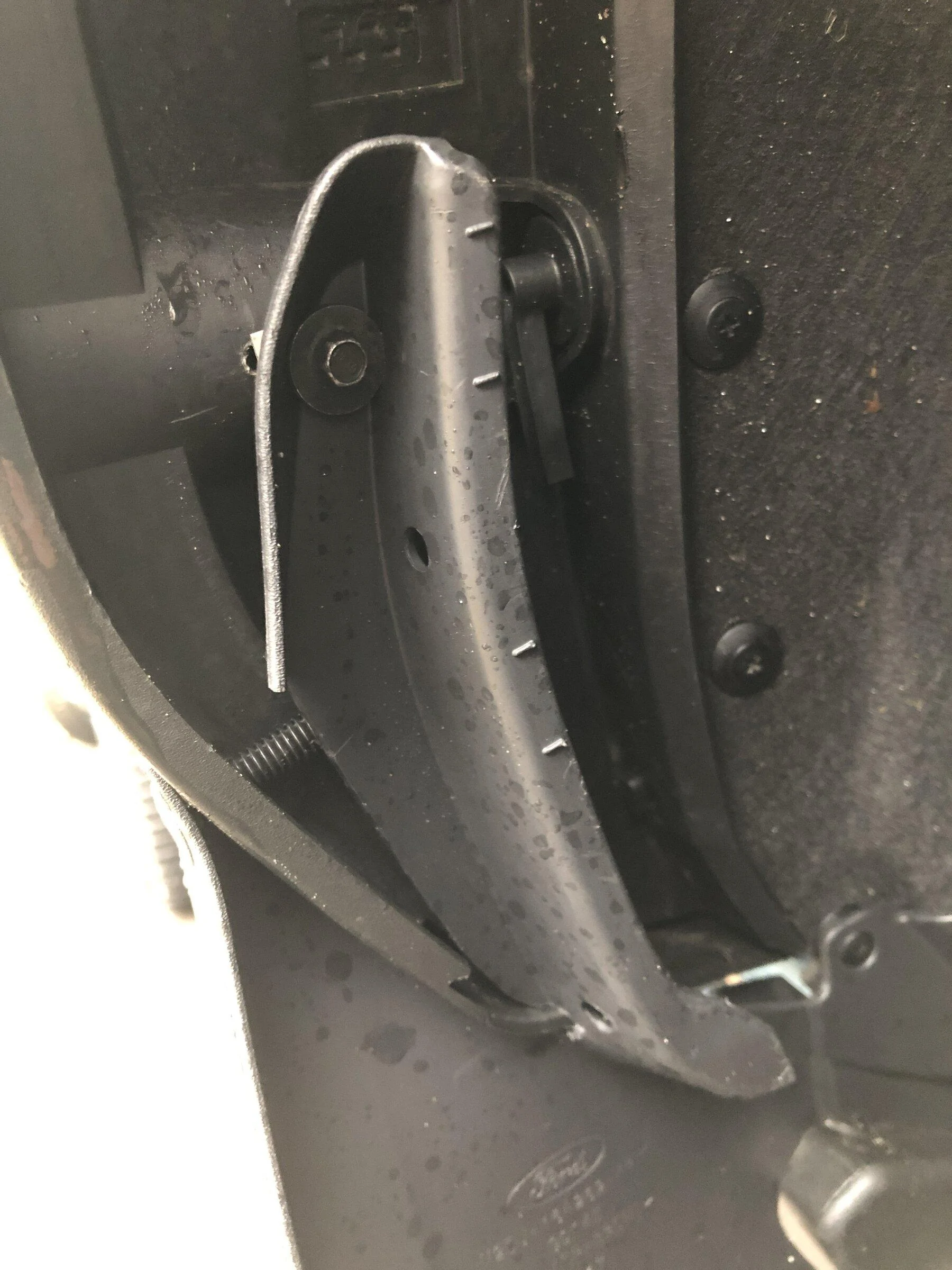 Ford Bronco Another Sasquatch with Rock Rails Mudflap Mod install IMG_0913