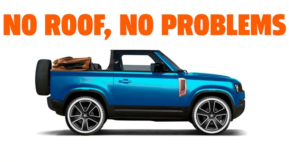 Ford Bronco Convertible Defender 90 - mmmm just no. 8a9a5e1ee81cde6057ca2673d35d8fa9