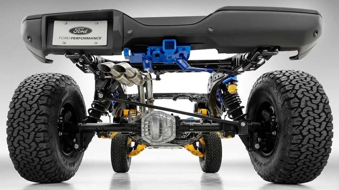 Ford Bronco Increased tow capacity in Braptor 2022-Ford-Bronco-Raptor_chassis_-03