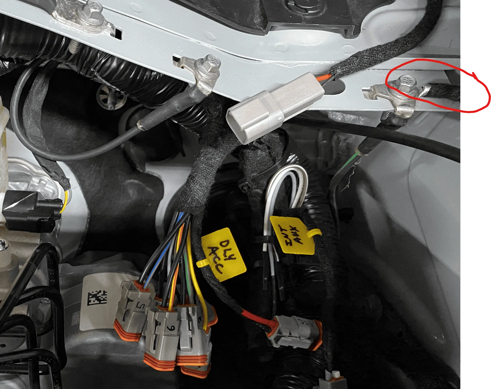 Ford Bronco AUX wiring suggestions and example ARB compressor installation 1644960252553