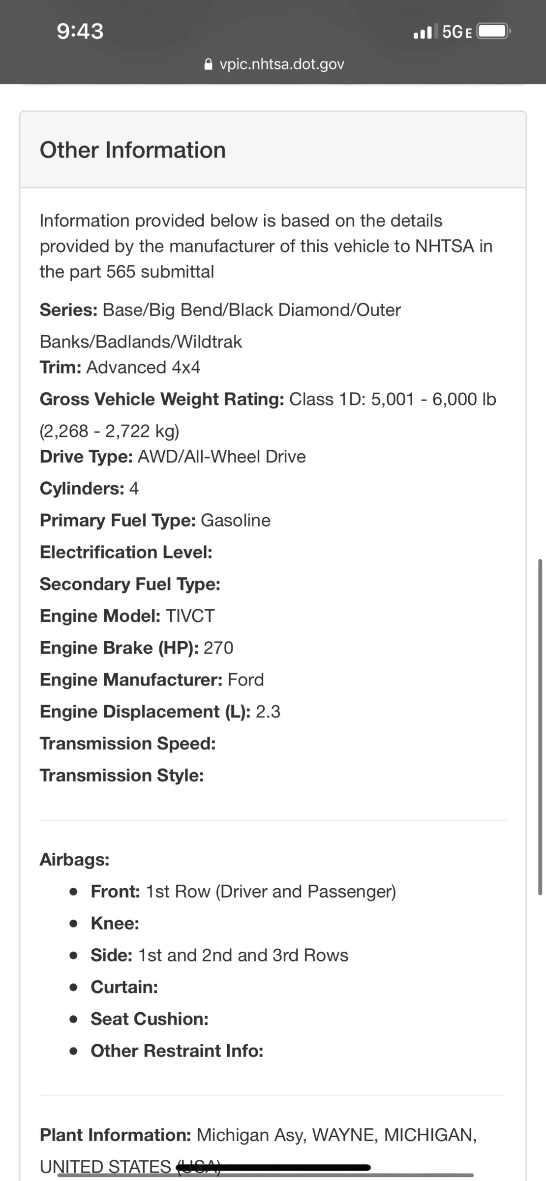 Ford Bronco 02/28/22 Build Week Thread FE38A7A4-A1D6-40AA-B6C9-F0F927F2DAA1