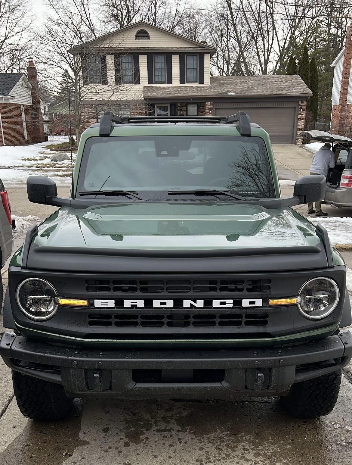 Ford Bronco What did you do TO / WITH your Bronco today? 👨🏻‍🔧🧰🚿🛠 hood def