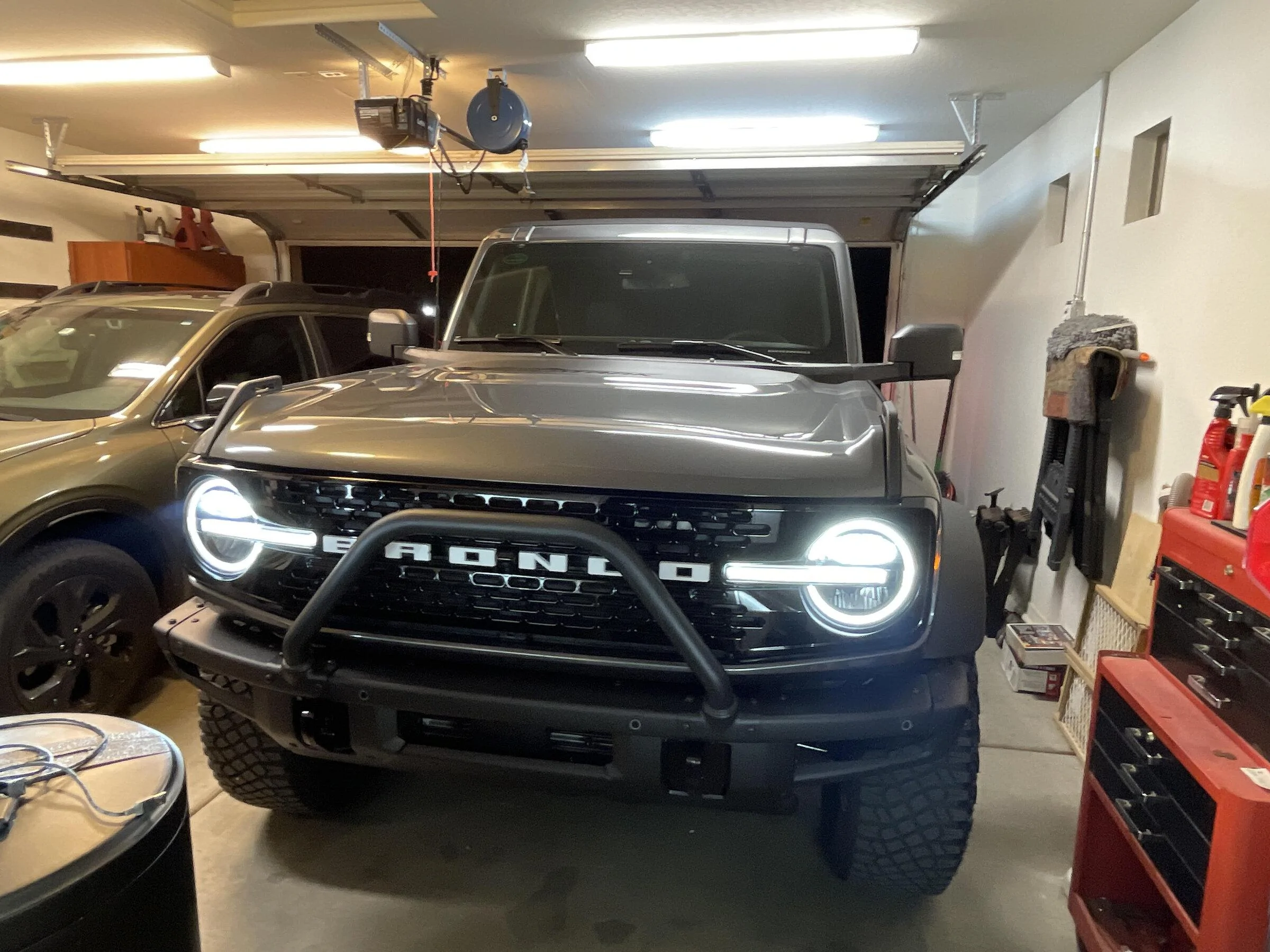 Ford Bronco Delivery, mud, rocks, sunset, happiness Brodie Bronco