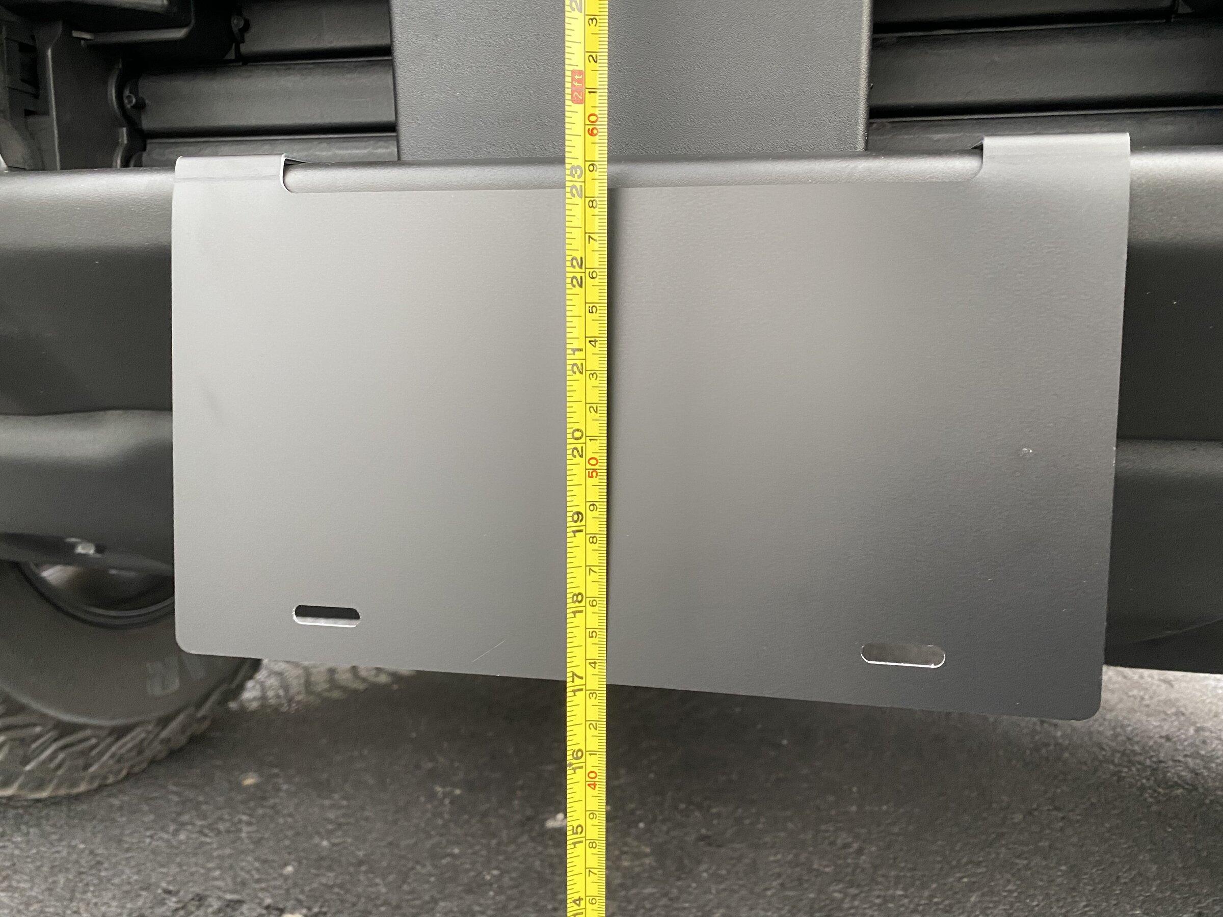 Ford Bronco Capable steel bumper license plate bracket (Heritage Bronco)- NO DRILLING required BFCC8D1B-9338-46F4-B300-B4129A92E6CA